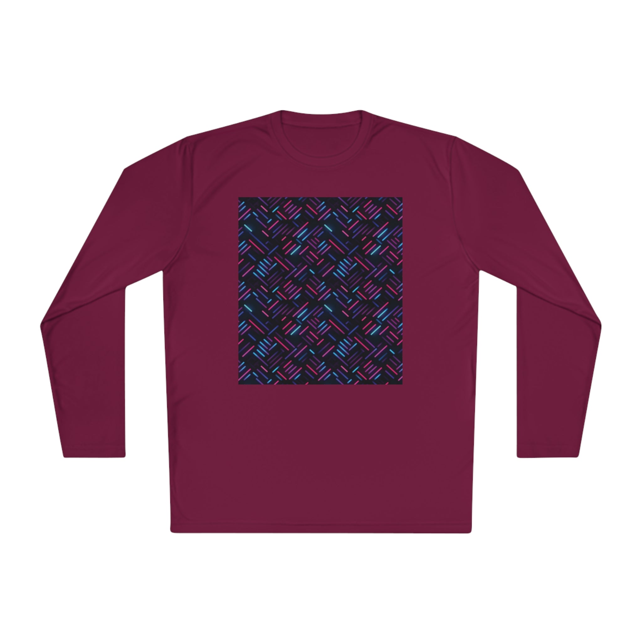 Unisex Lightweight Long Sleeve Tee (AOP) - Abstract Designs 03