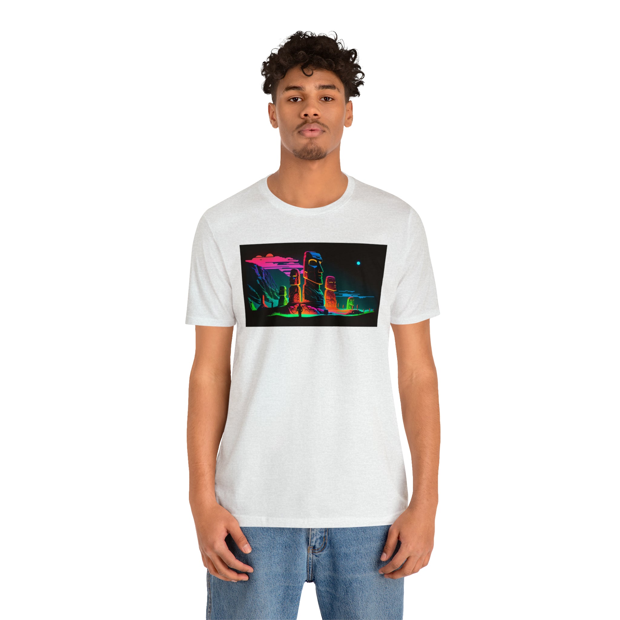 Unisex Jersey Short Sleeve Tee - Easter Islands, Chile