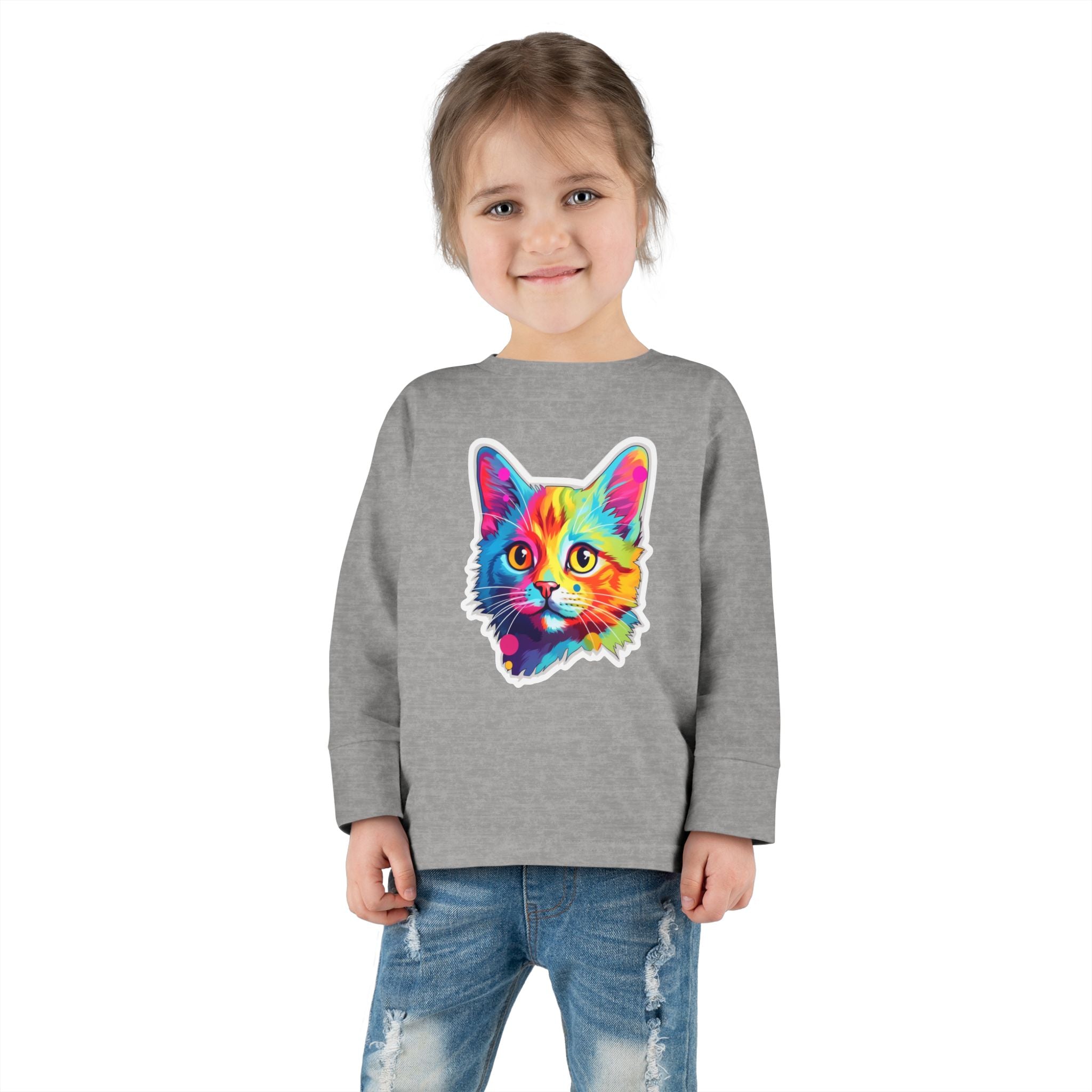 Toddler Long Sleeve Tee - Kittens 09