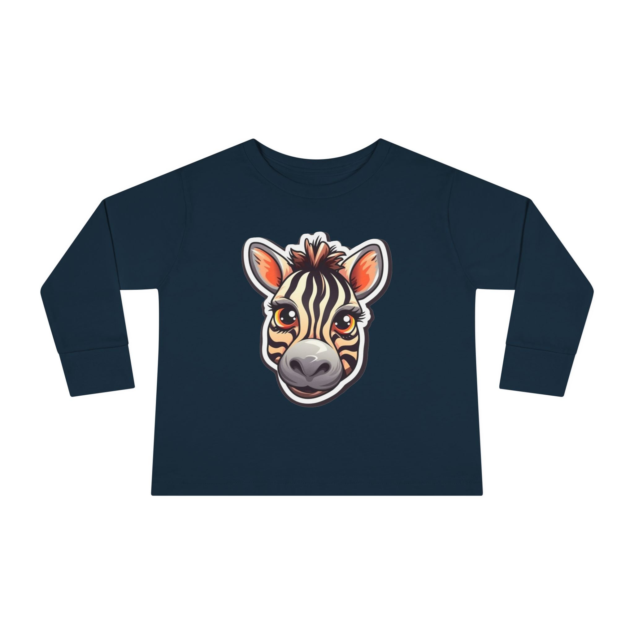 Toddler Long Sleeve Tee - Zebra Foal