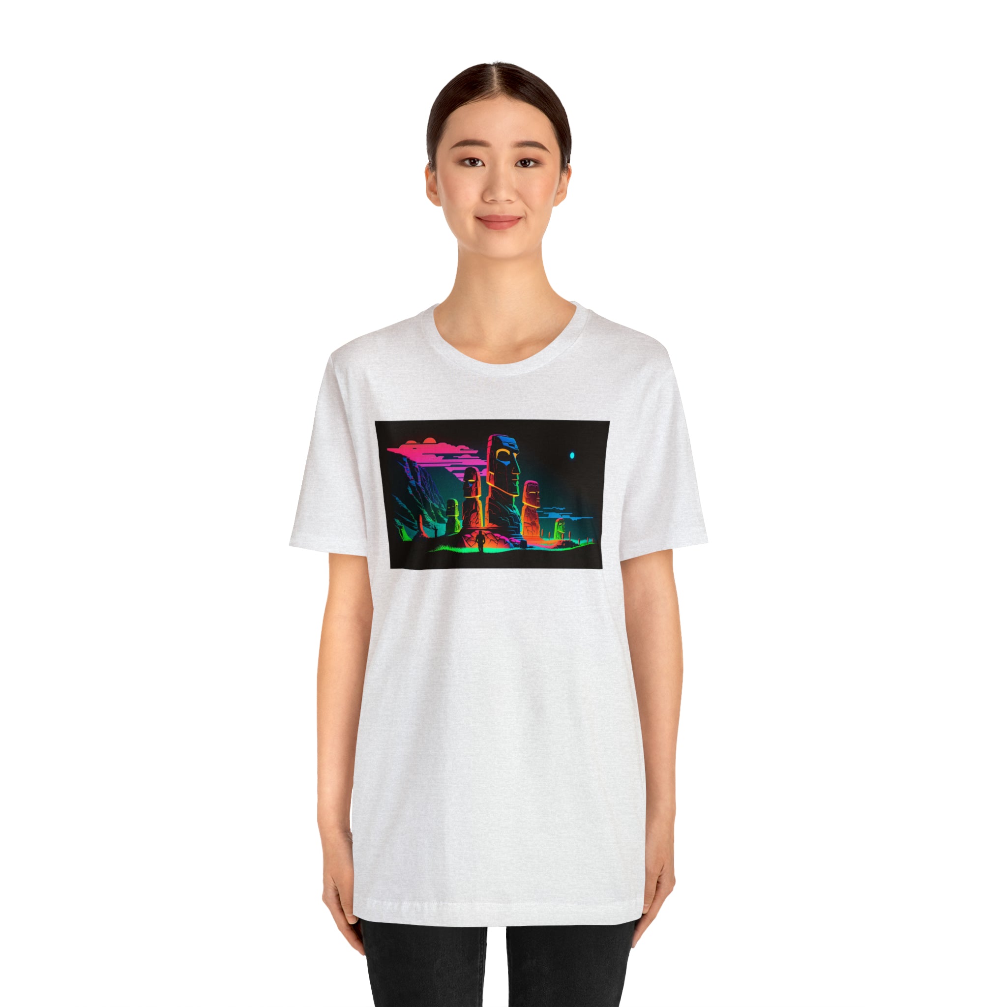 Unisex Jersey Short Sleeve Tee - Easter Islands, Chile