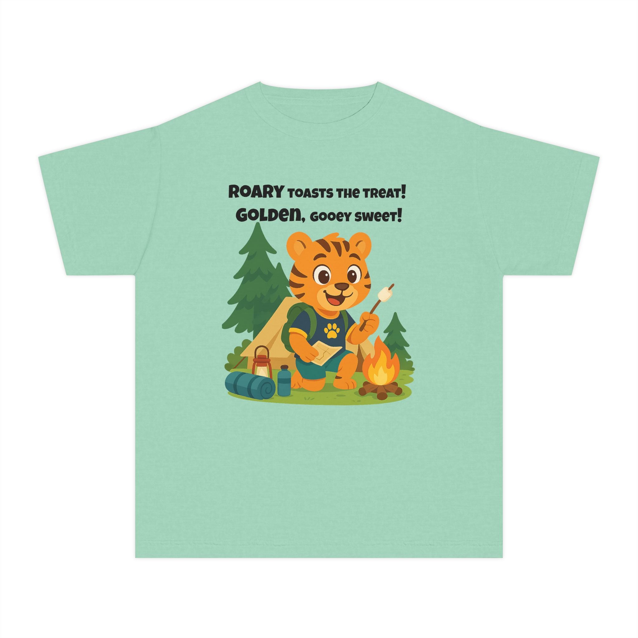 Youth Midweight Cotton Tee - Roary's Camping Adventures