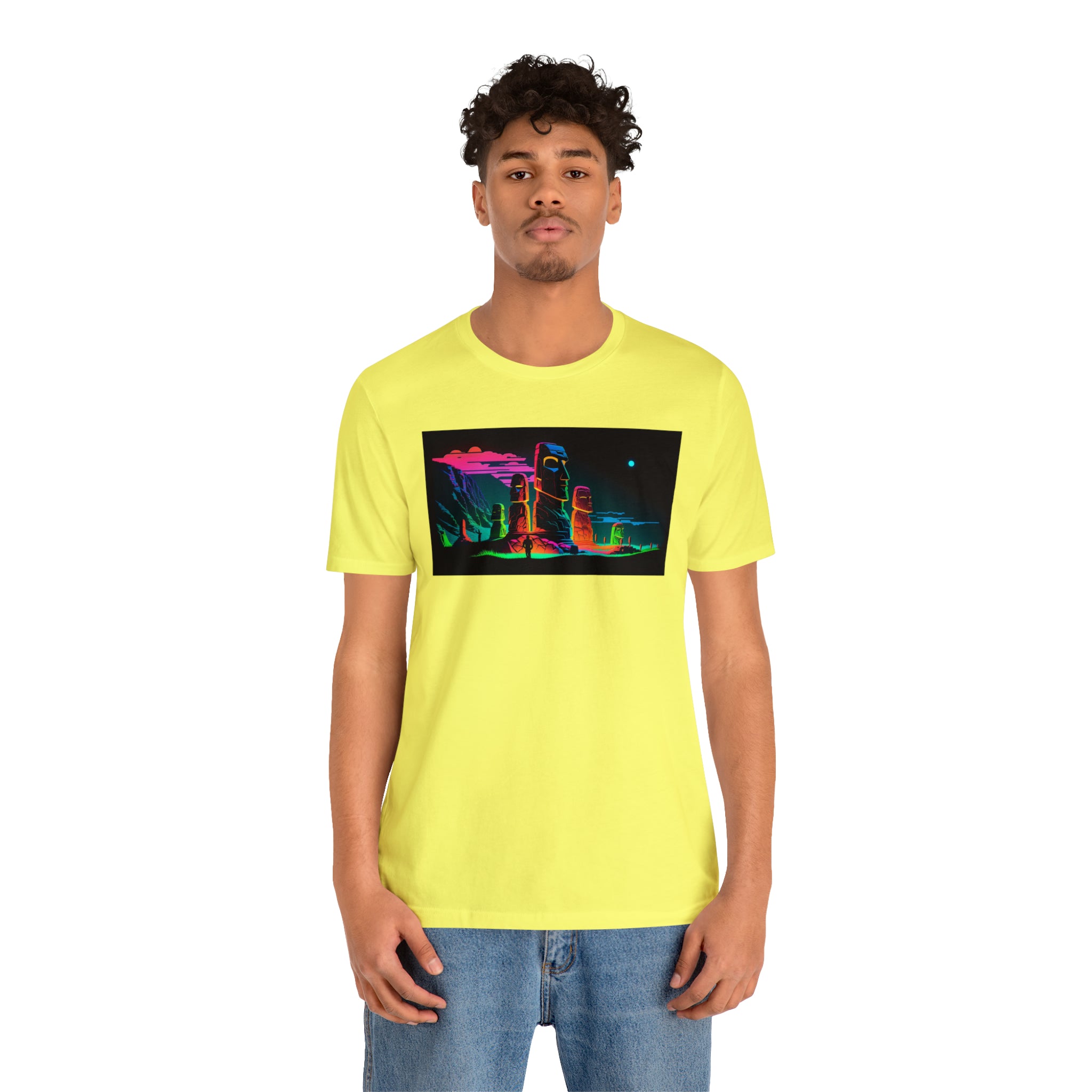 Unisex Jersey Short Sleeve Tee - Easter Islands, Chile