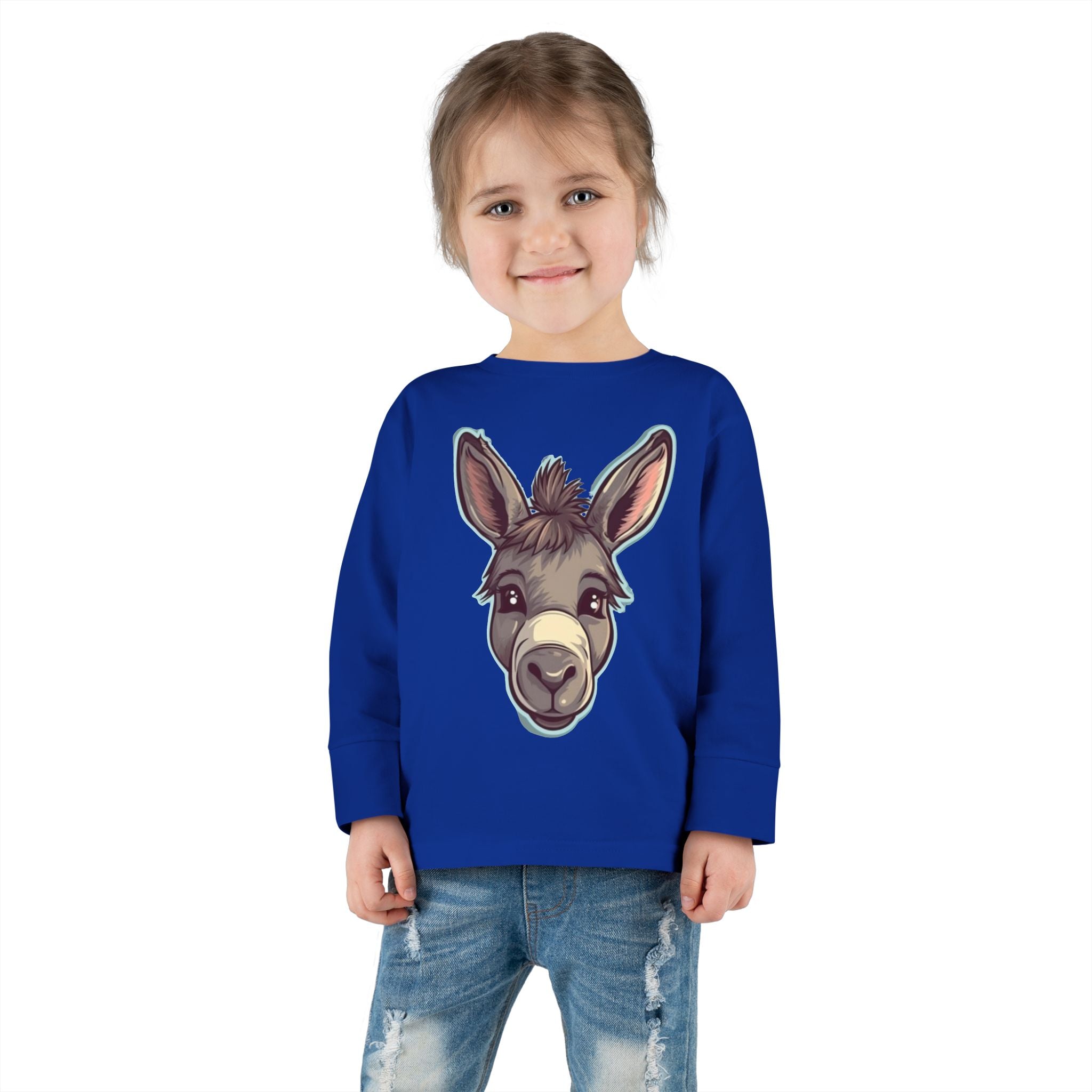 Toddler Long Sleeve Tee - Donkey Foal