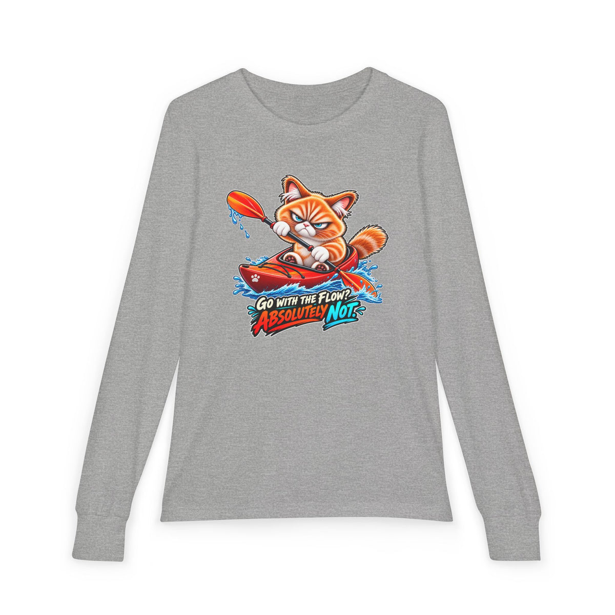 Kayaking - Mildly Feral - Youth Long Sleeve Tee