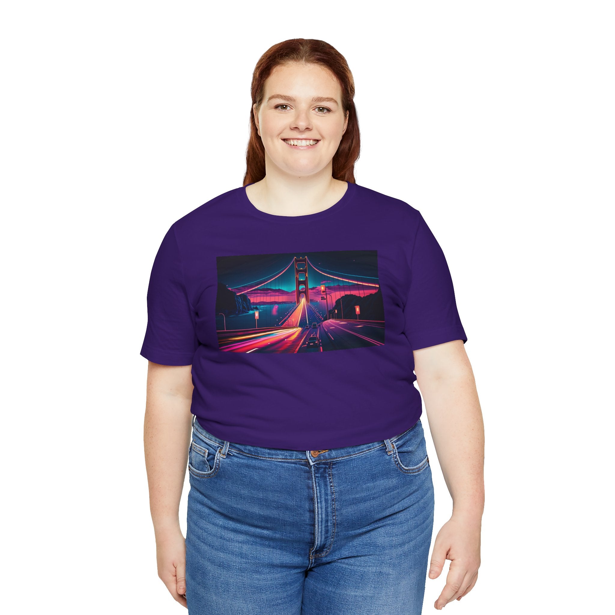 Unisex Jersey Short Sleeve Tee - Golden Gate Bridge, San Francisco, USA
