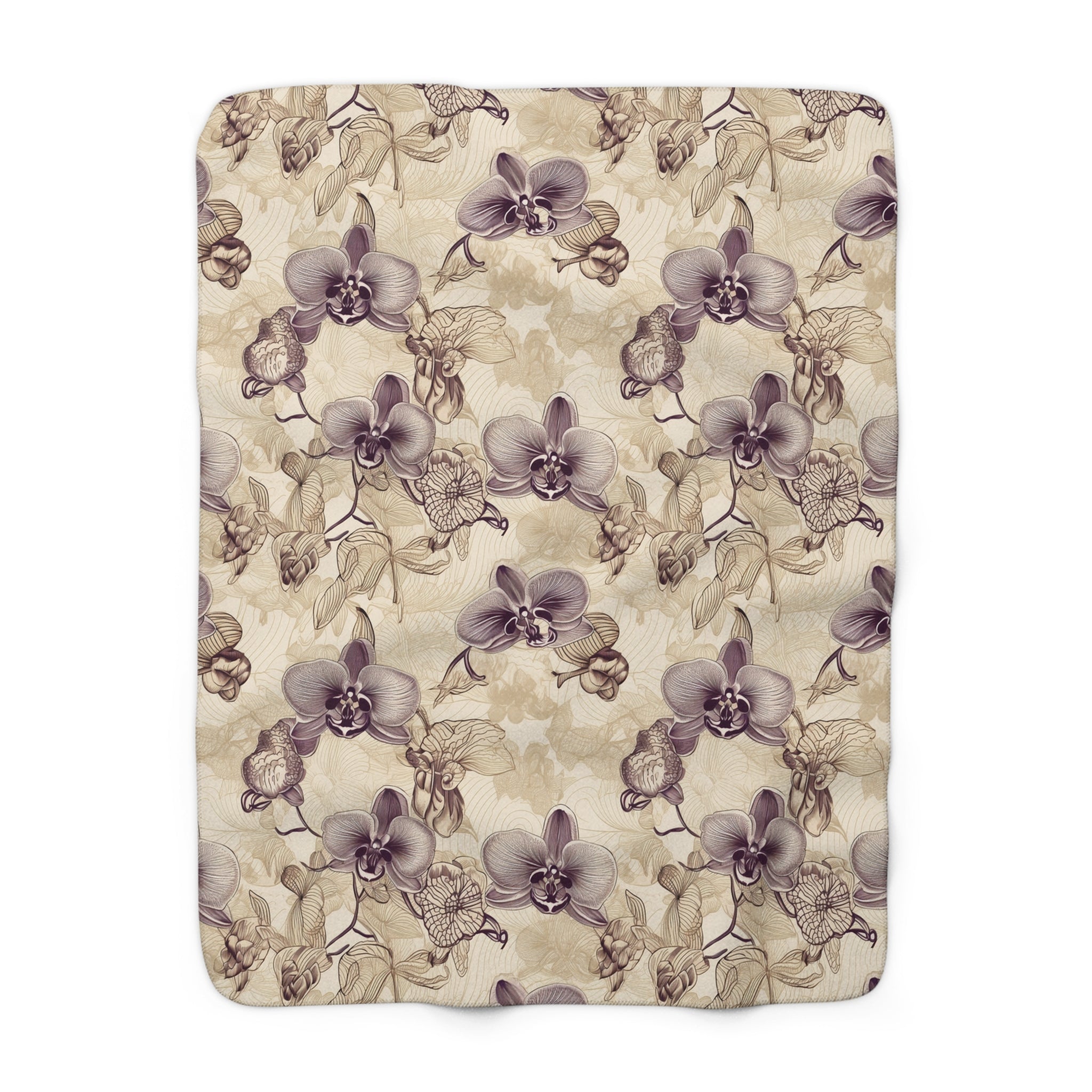 Sherpa Fleece Blanket (AOP) - Seamless Designs 25