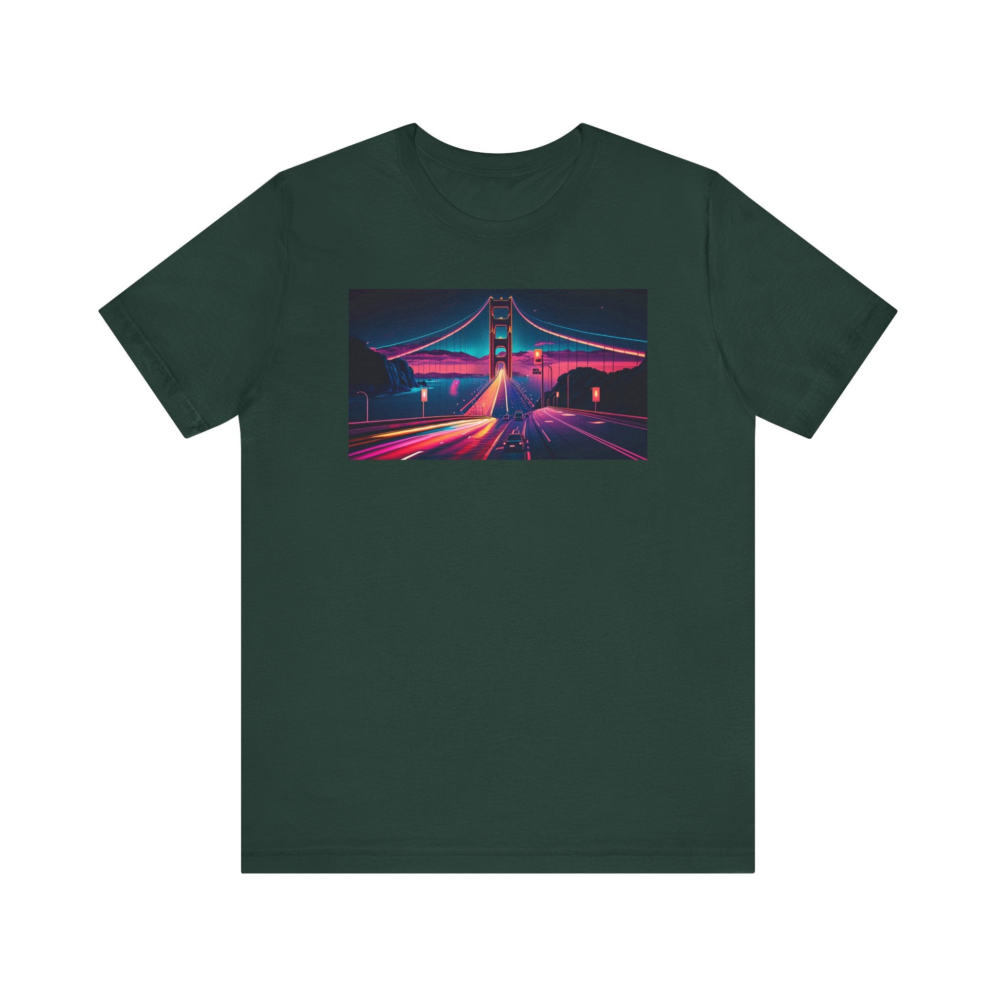 Unisex Jersey Short Sleeve Tee - Golden Gate Bridge, San Francisco, USA