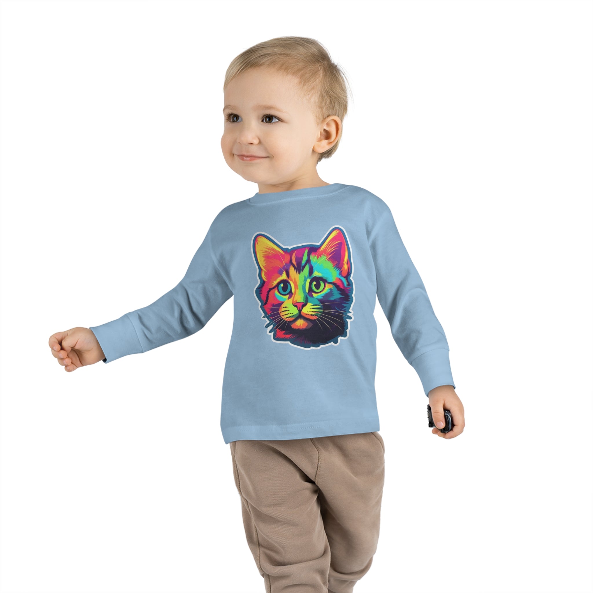 Toddler Long Sleeve Tee - Kittens 07
