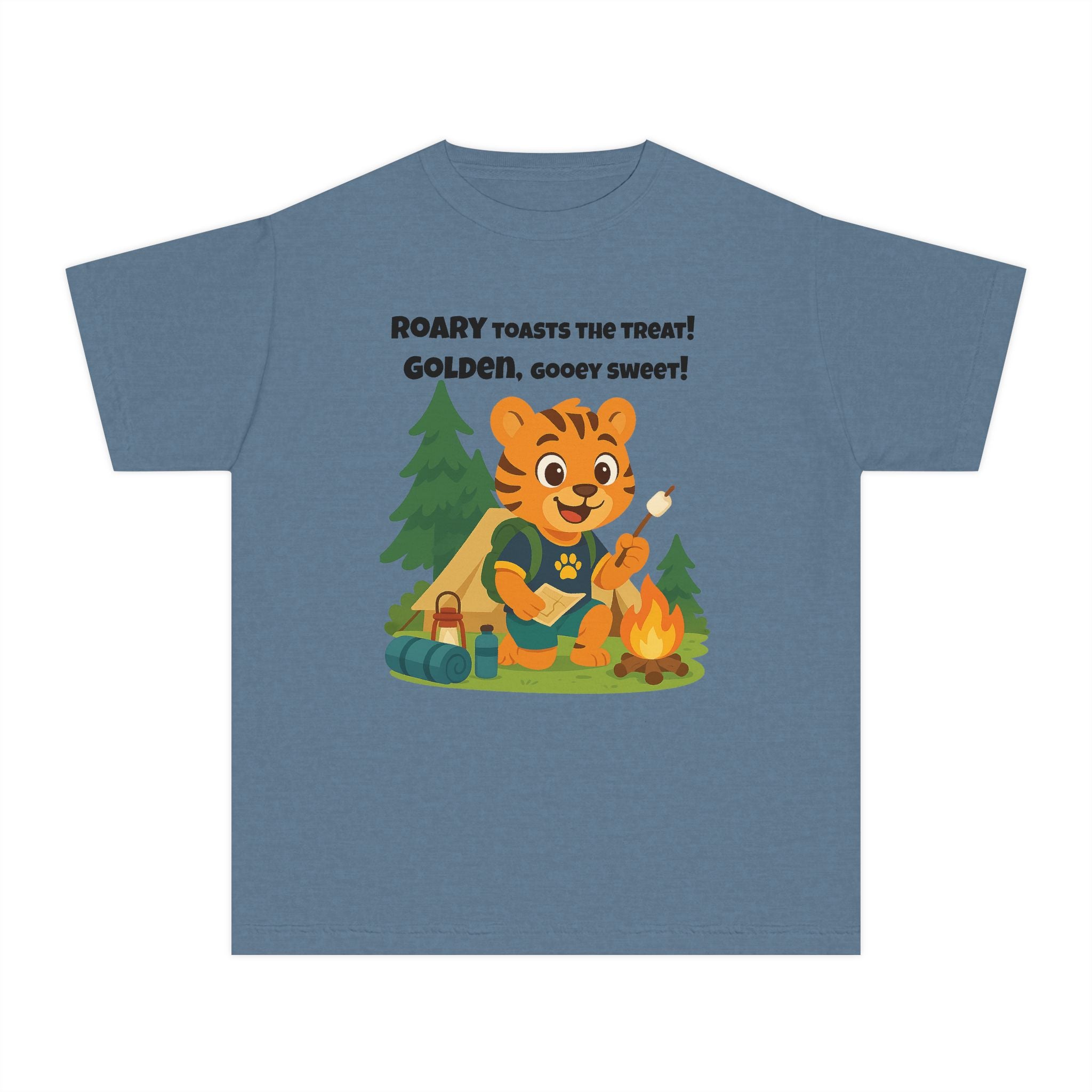 Youth Midweight Cotton Tee - Roary's Camping Adventures