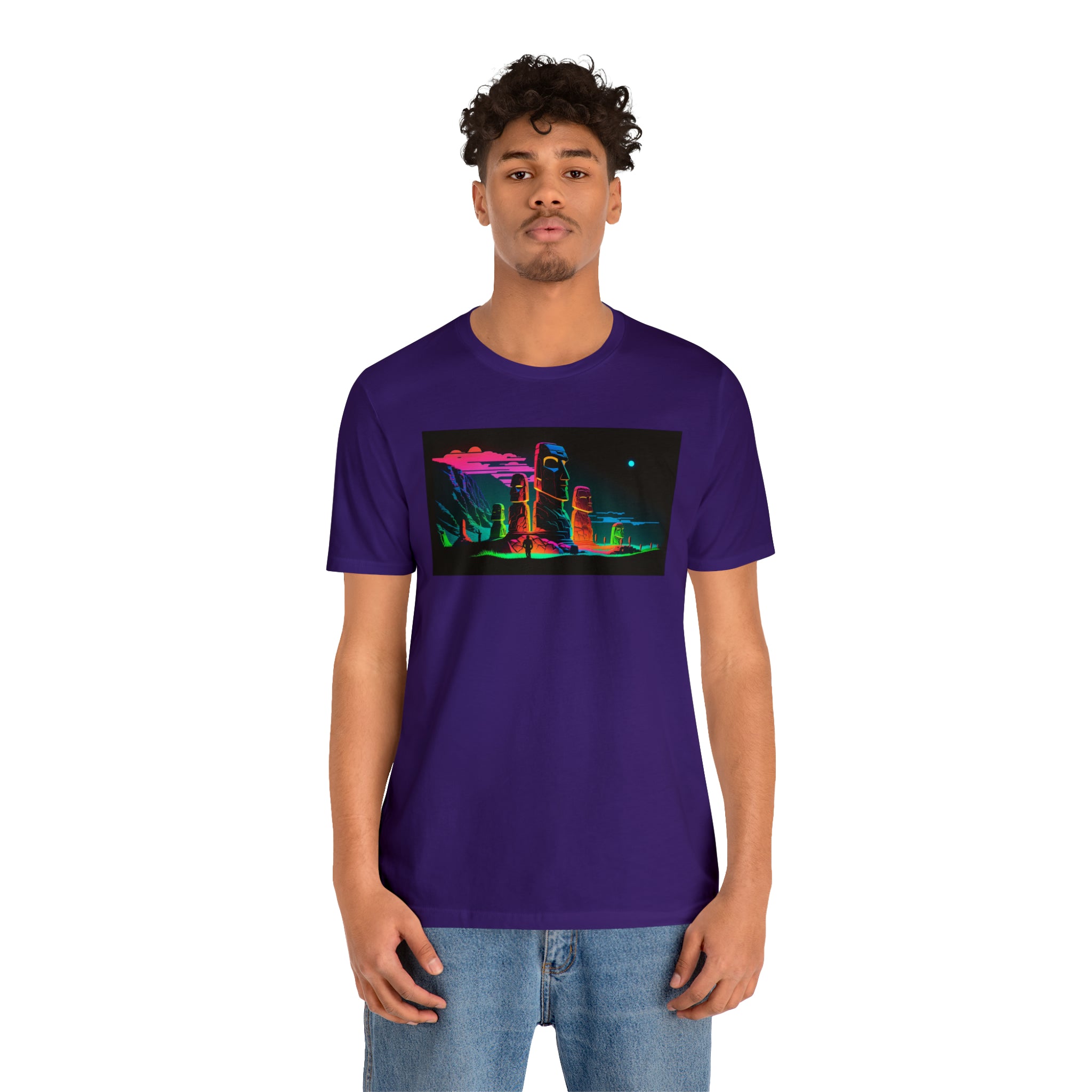Unisex Jersey Short Sleeve Tee - Easter Islands, Chile