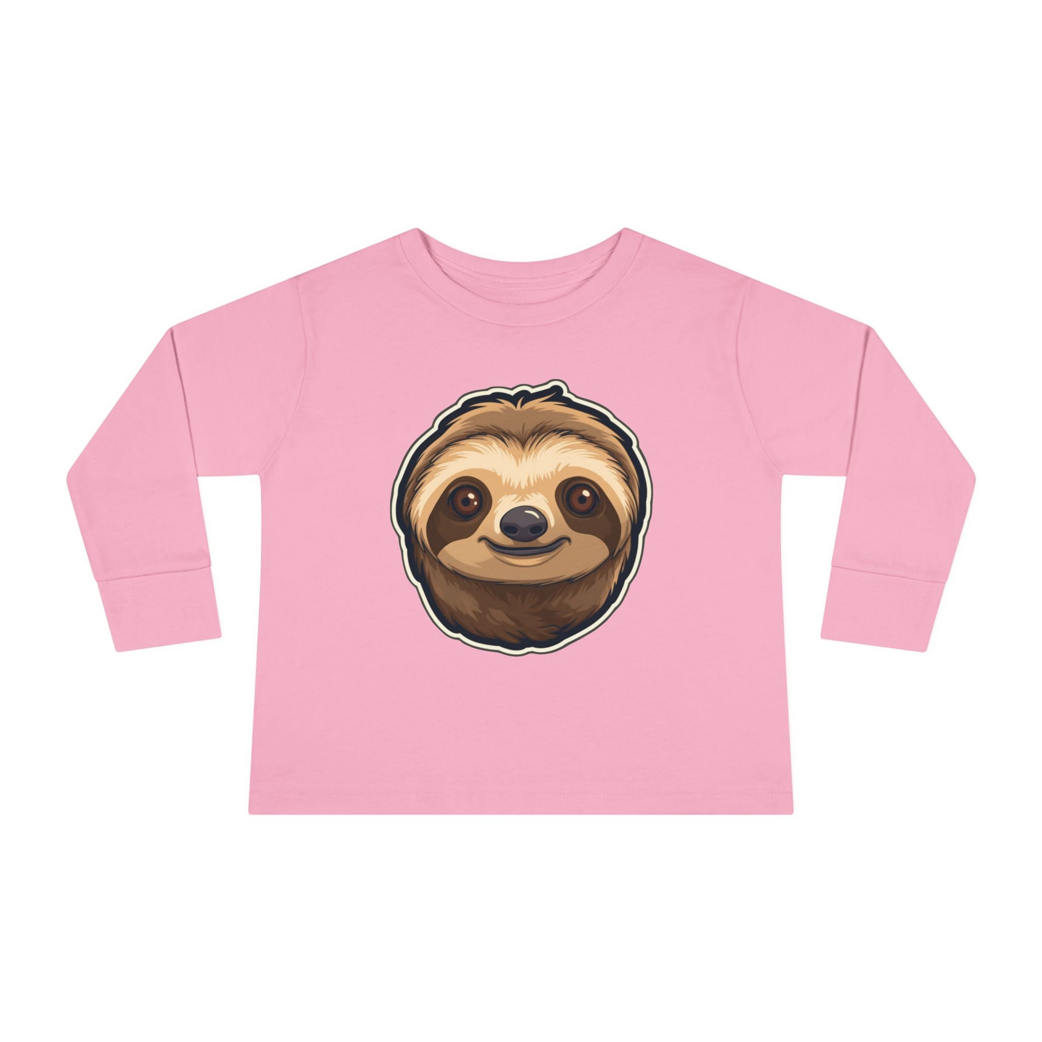 Toddler Long Sleeve Tee - Sloth Pup
