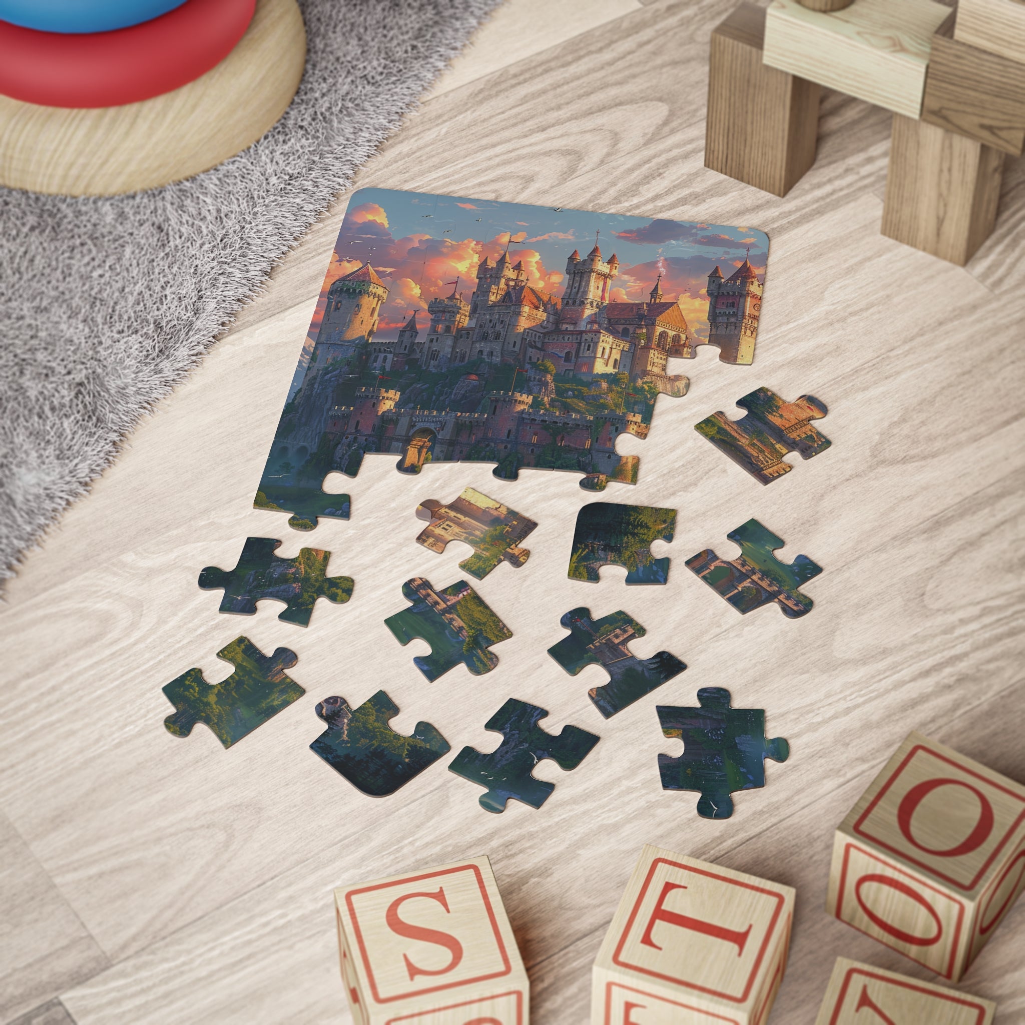 Kids' Puzzle, 30-Piece - Castle