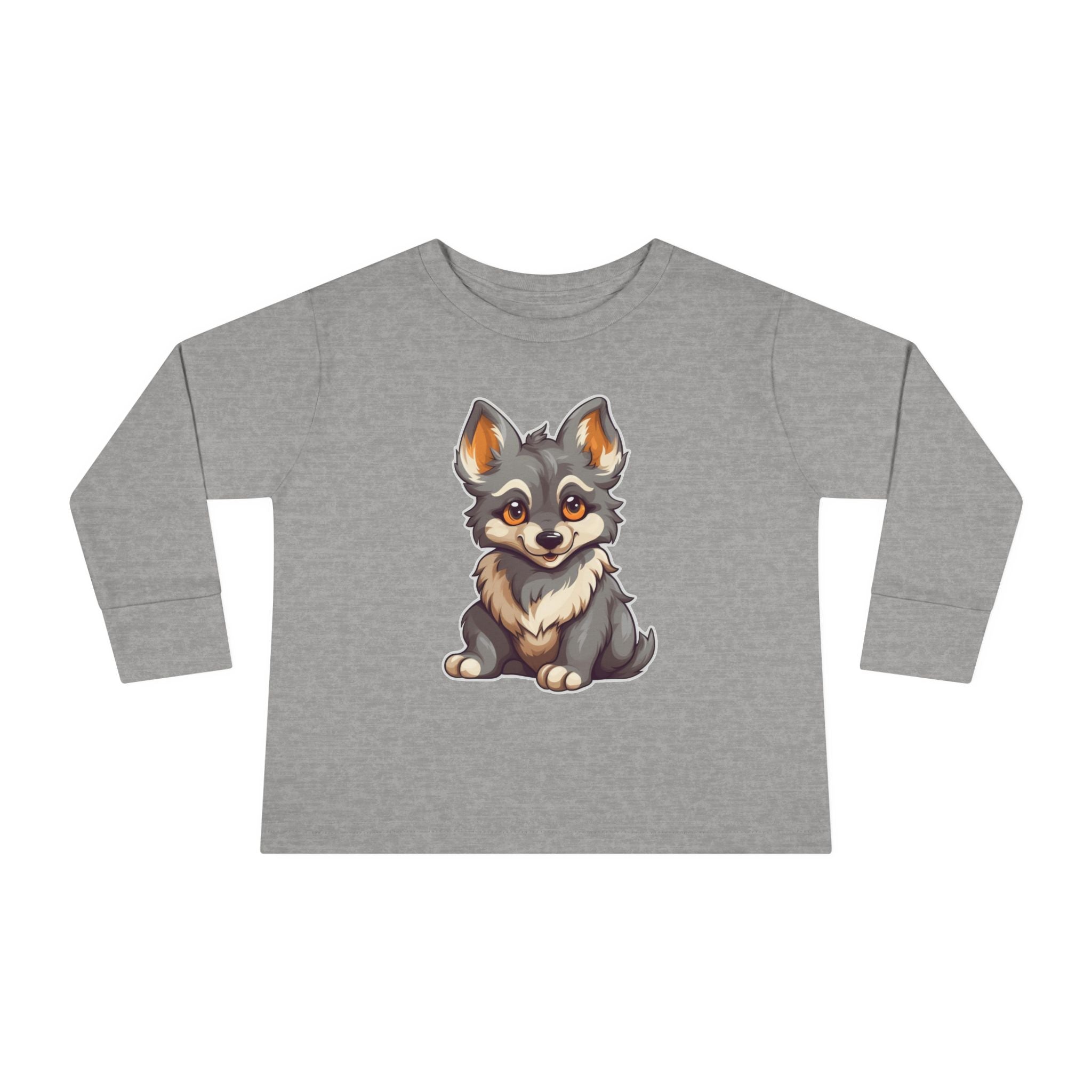 Toddler Long Sleeve Tee - Wolf Pup