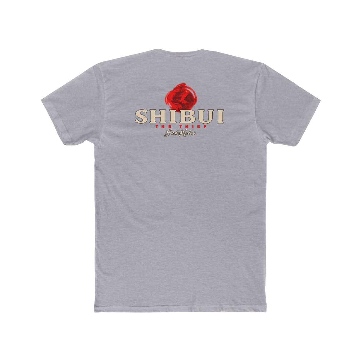 The Thief, a Shibui design, on a men's cotton crew tee