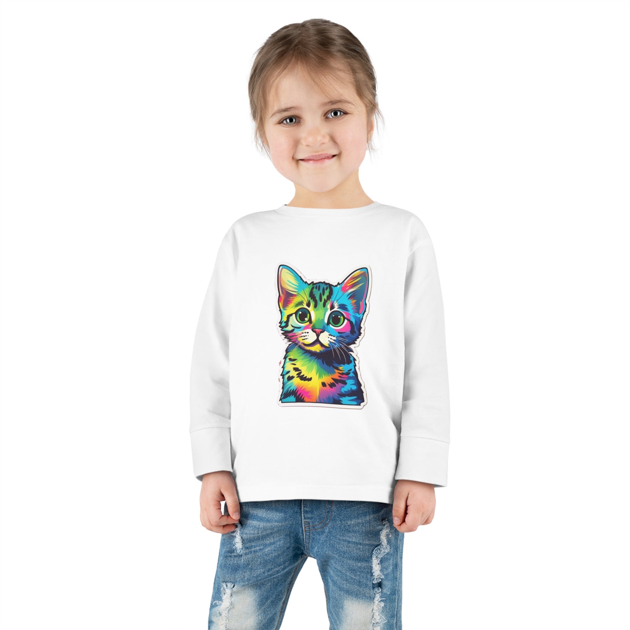 Toddler Long Sleeve Tee - Kittens 06