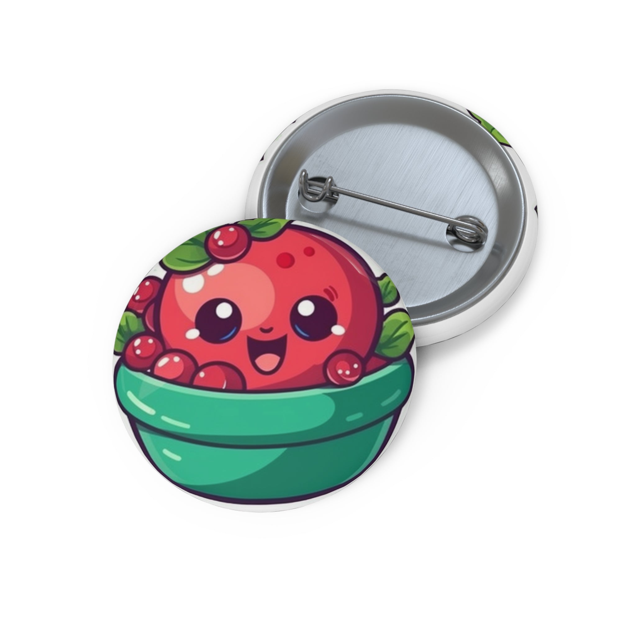 Custom Pin Buttons - Cranberries