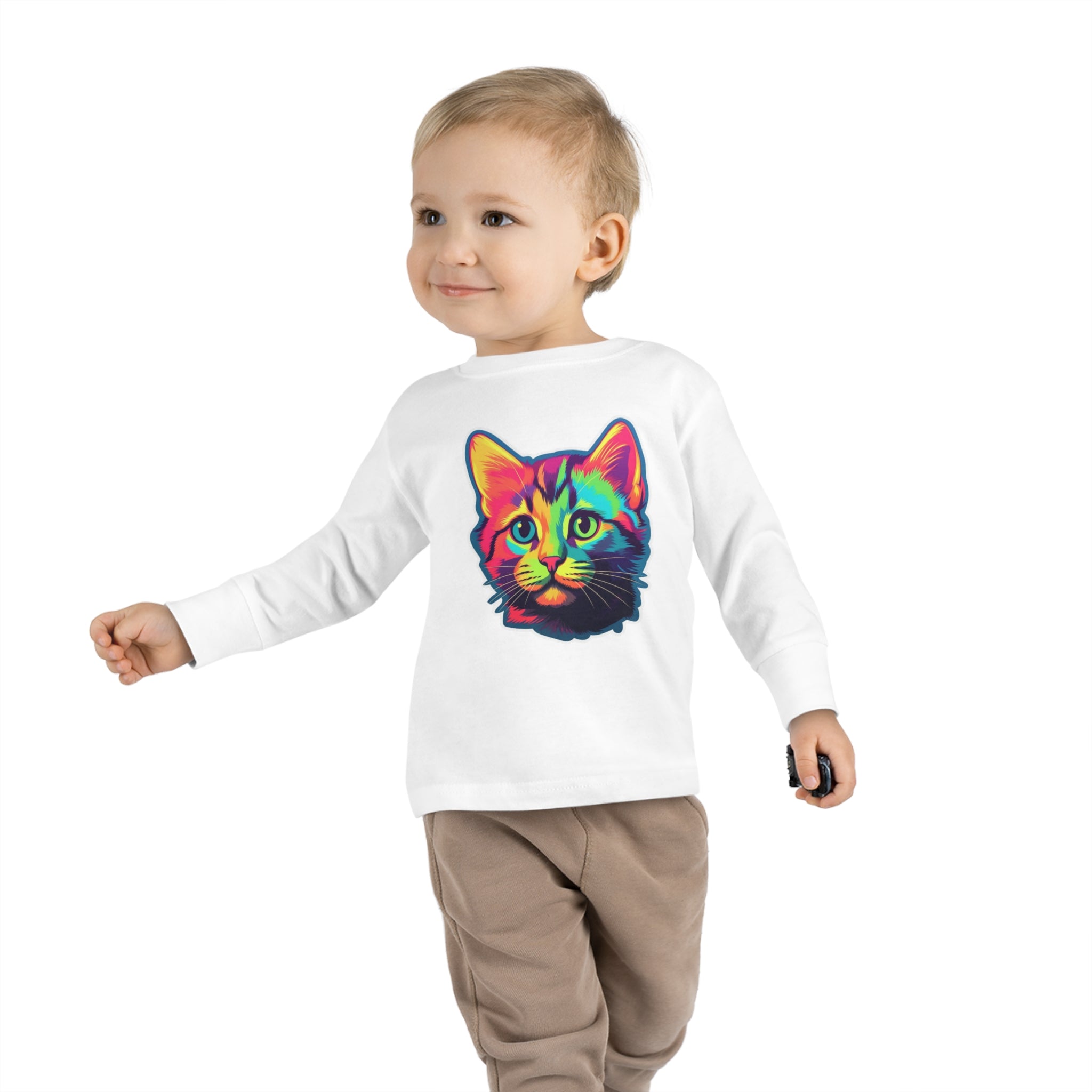 Toddler Long Sleeve Tee - Kittens 07