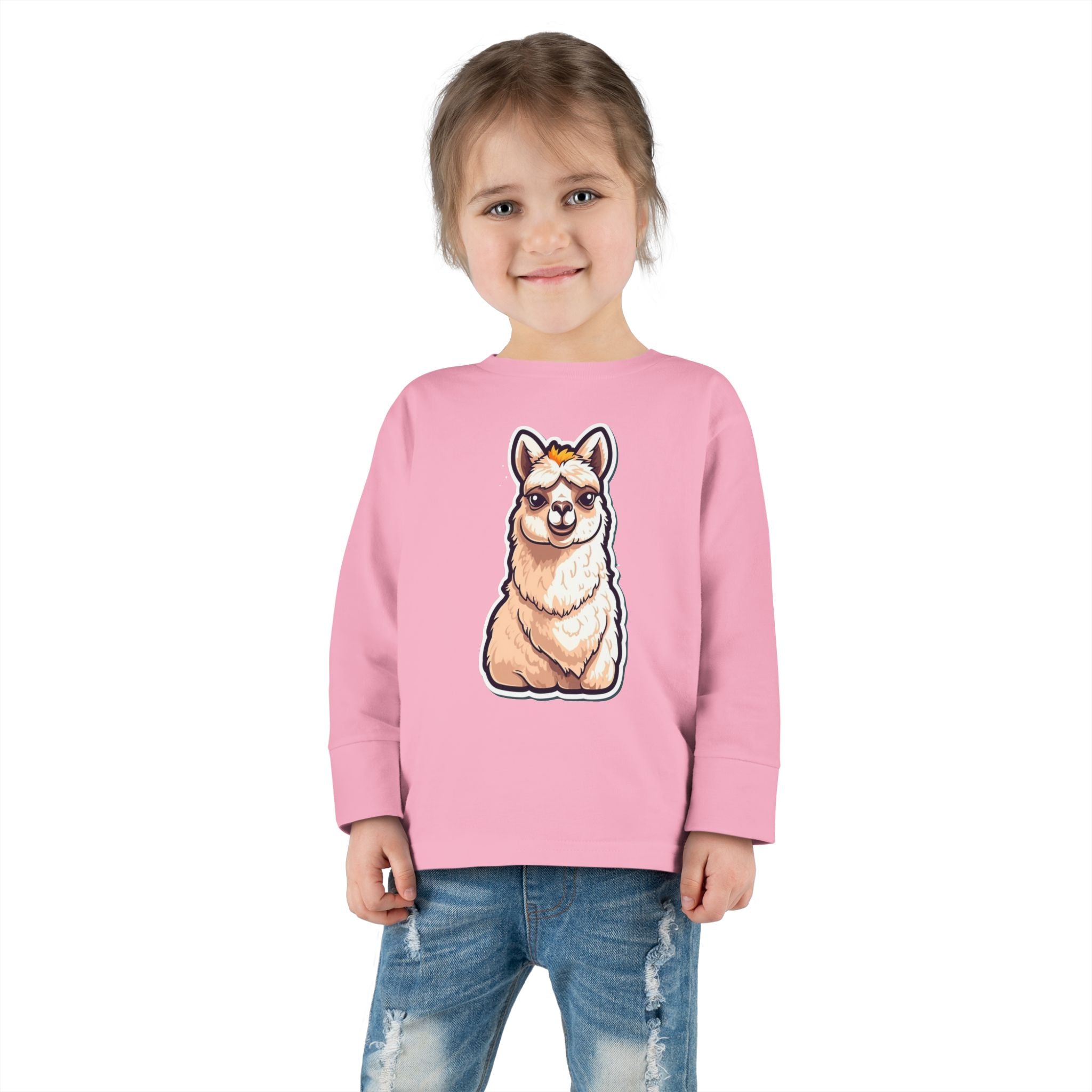 Toddler Long Sleeve Tee - Llama Calf