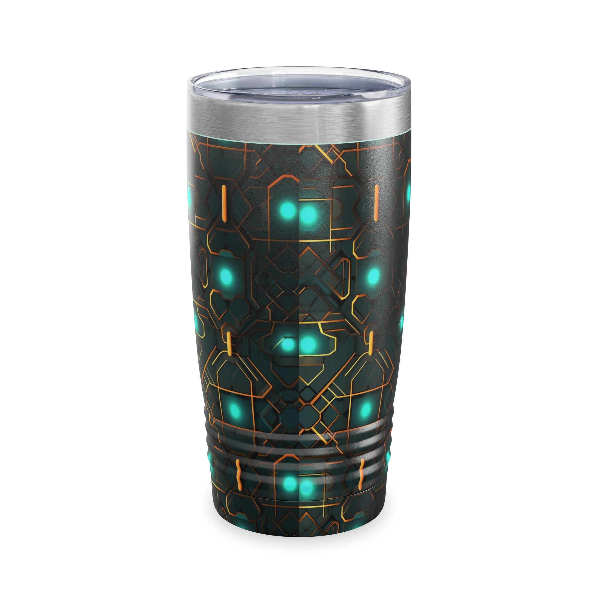 Ringneck Tumbler, 20oz (AOP) - Seamless Neon Designs 09