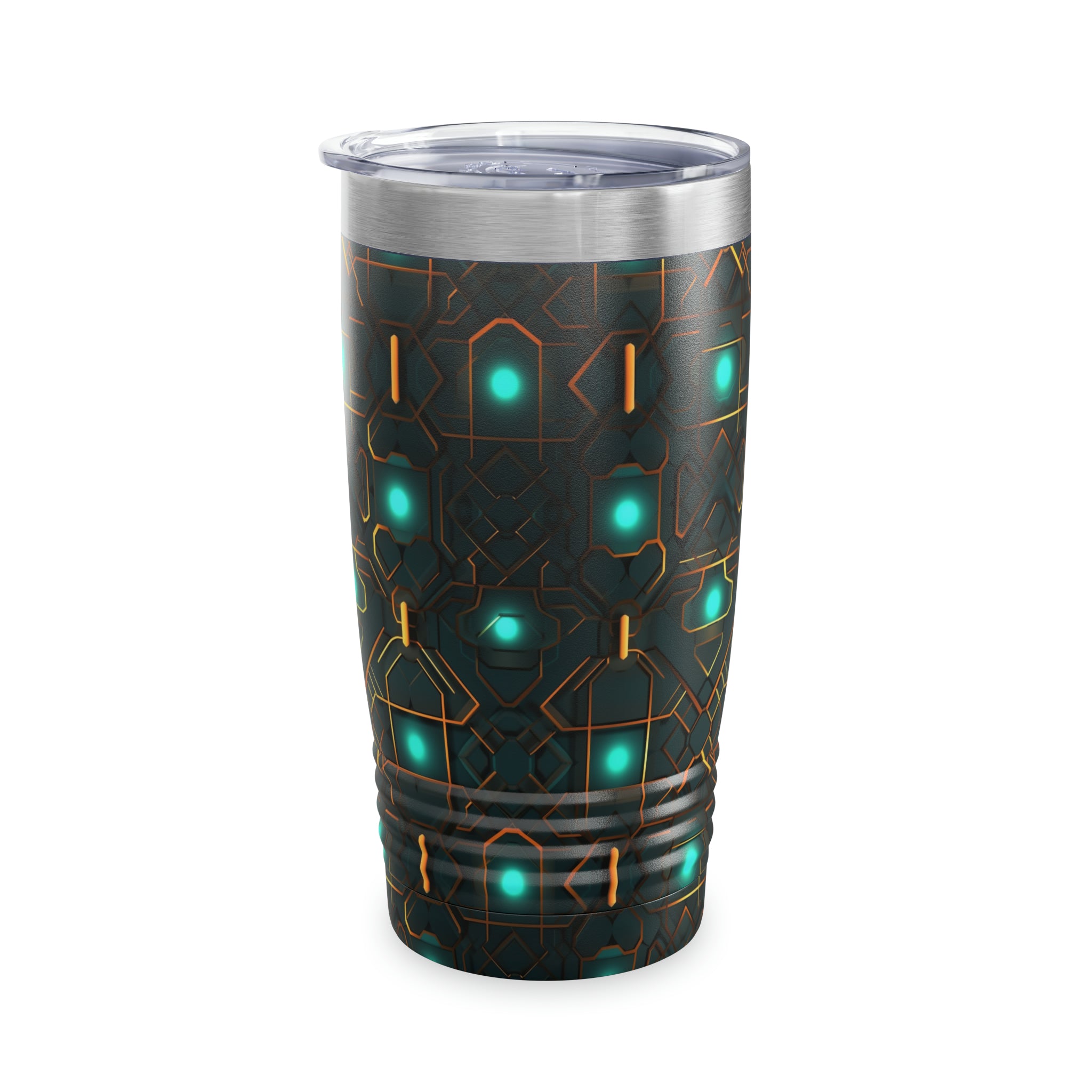 Ringneck Tumbler, 20oz (AOP) - Seamless Neon Designs 09