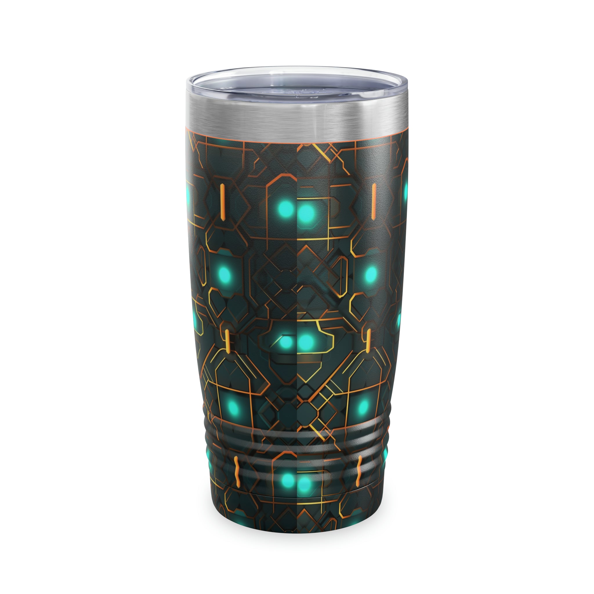 Ringneck Tumbler, 20oz (AOP) - Seamless Neon Designs 09