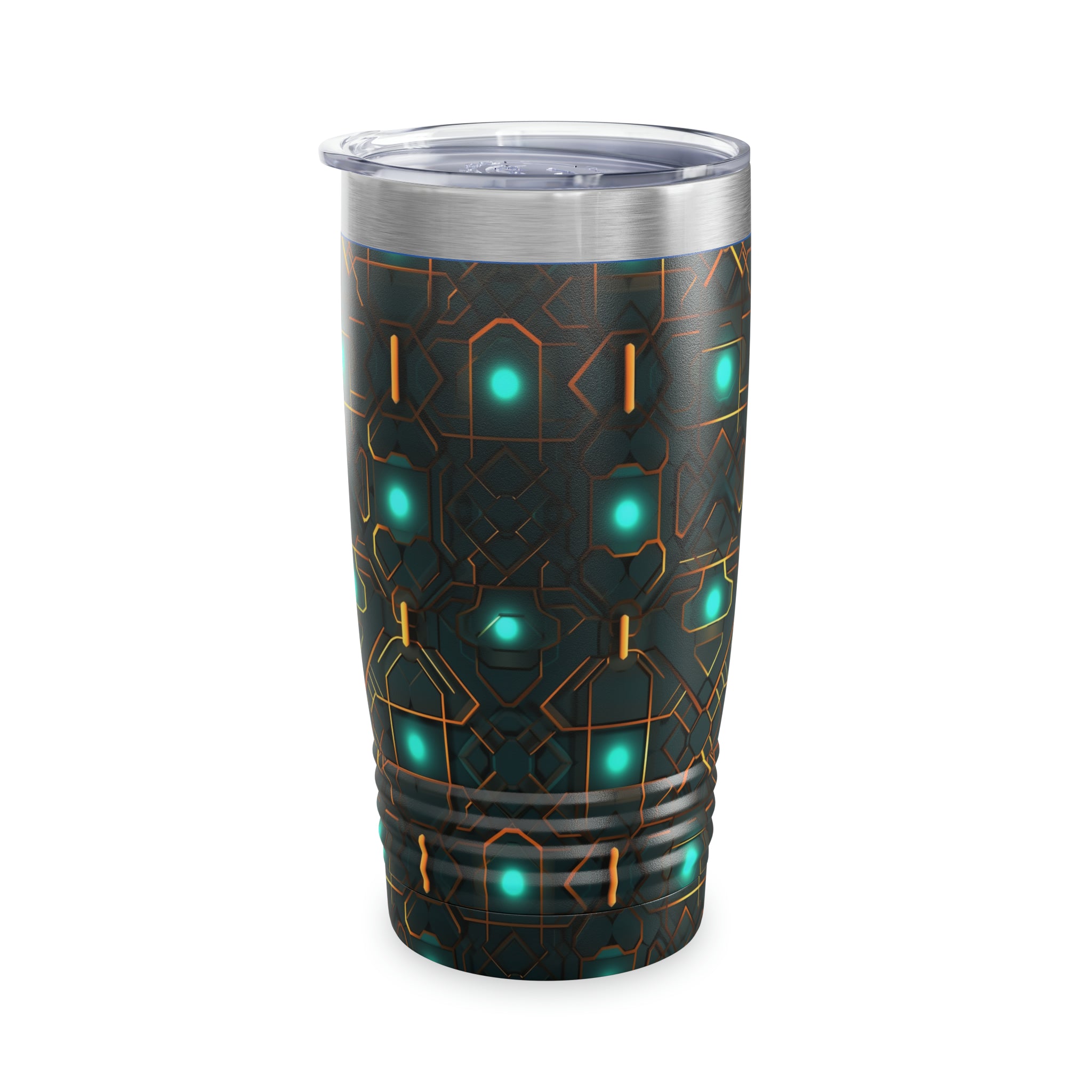 Ringneck Tumbler, 20oz (AOP) - Seamless Neon Designs 09