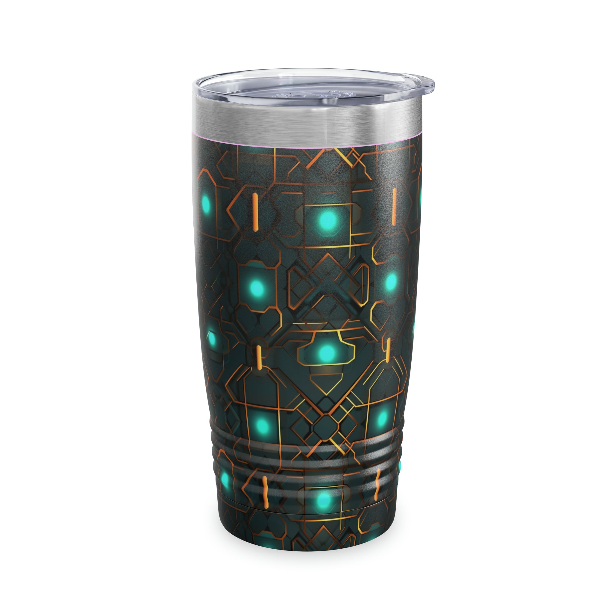 Ringneck Tumbler, 20oz (AOP) - Seamless Neon Designs 09