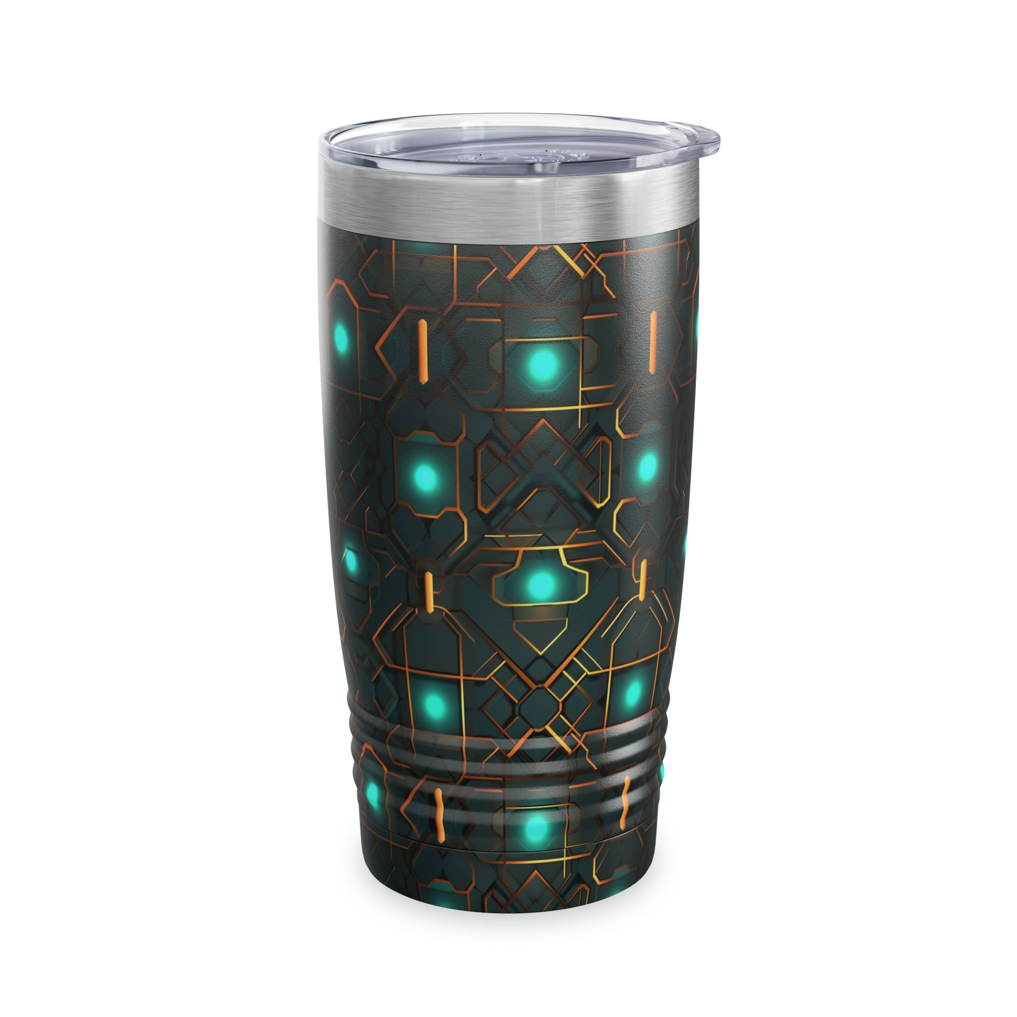 Ringneck Tumbler, 20oz (AOP) - Seamless Neon Designs 09