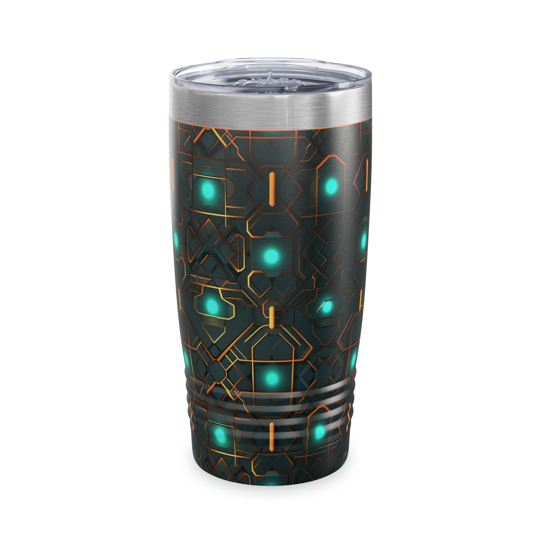 Ringneck Tumbler, 20oz (AOP) - Seamless Neon Designs 09