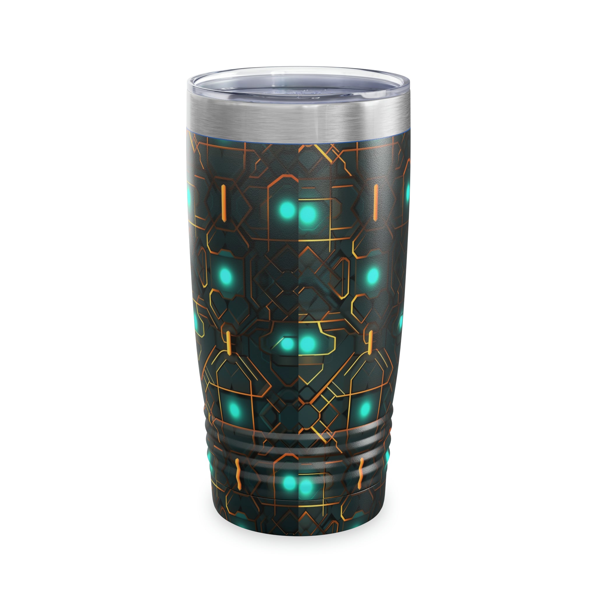 Ringneck Tumbler, 20oz (AOP) - Seamless Neon Designs 09