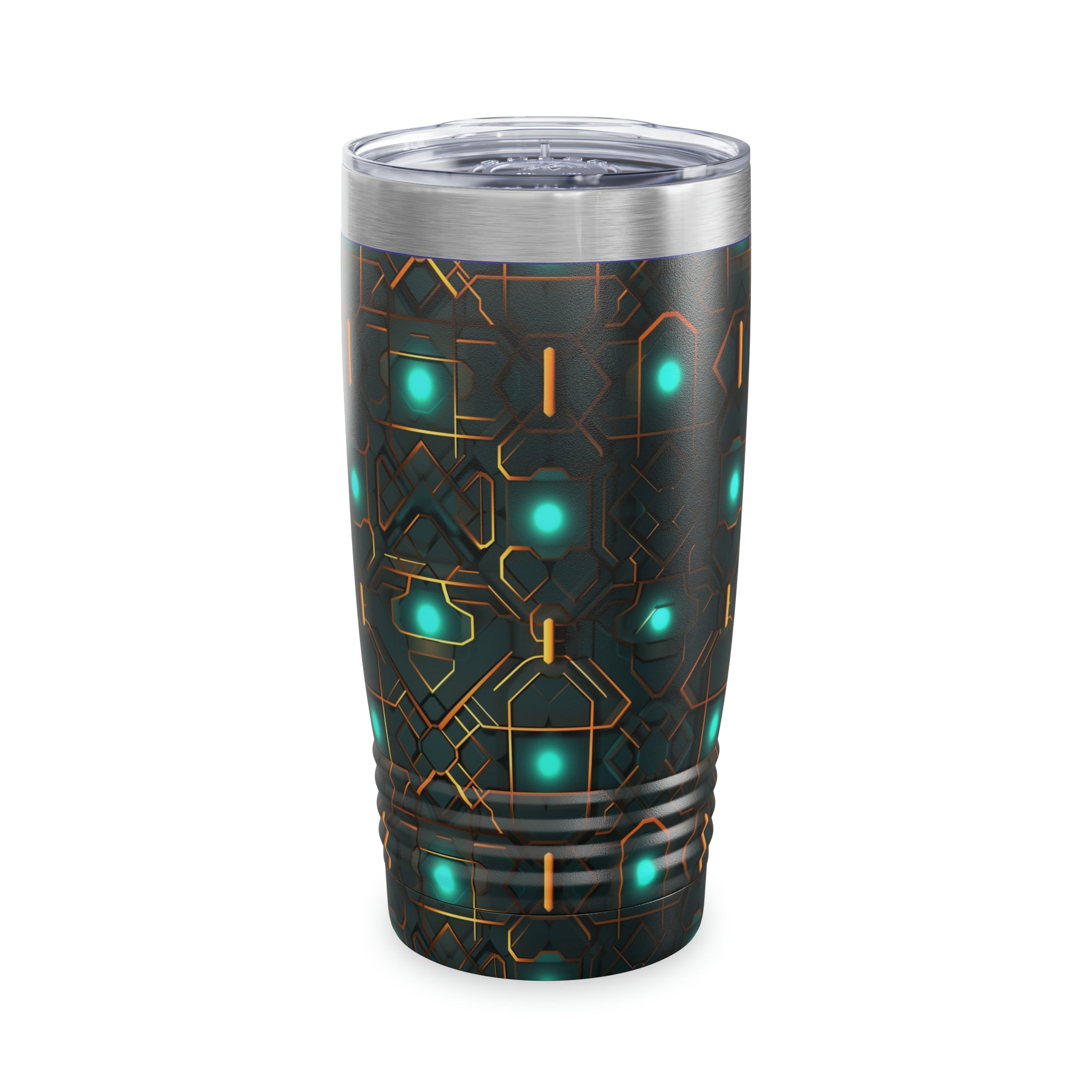 Ringneck Tumbler, 20oz (AOP) - Seamless Neon Designs 09