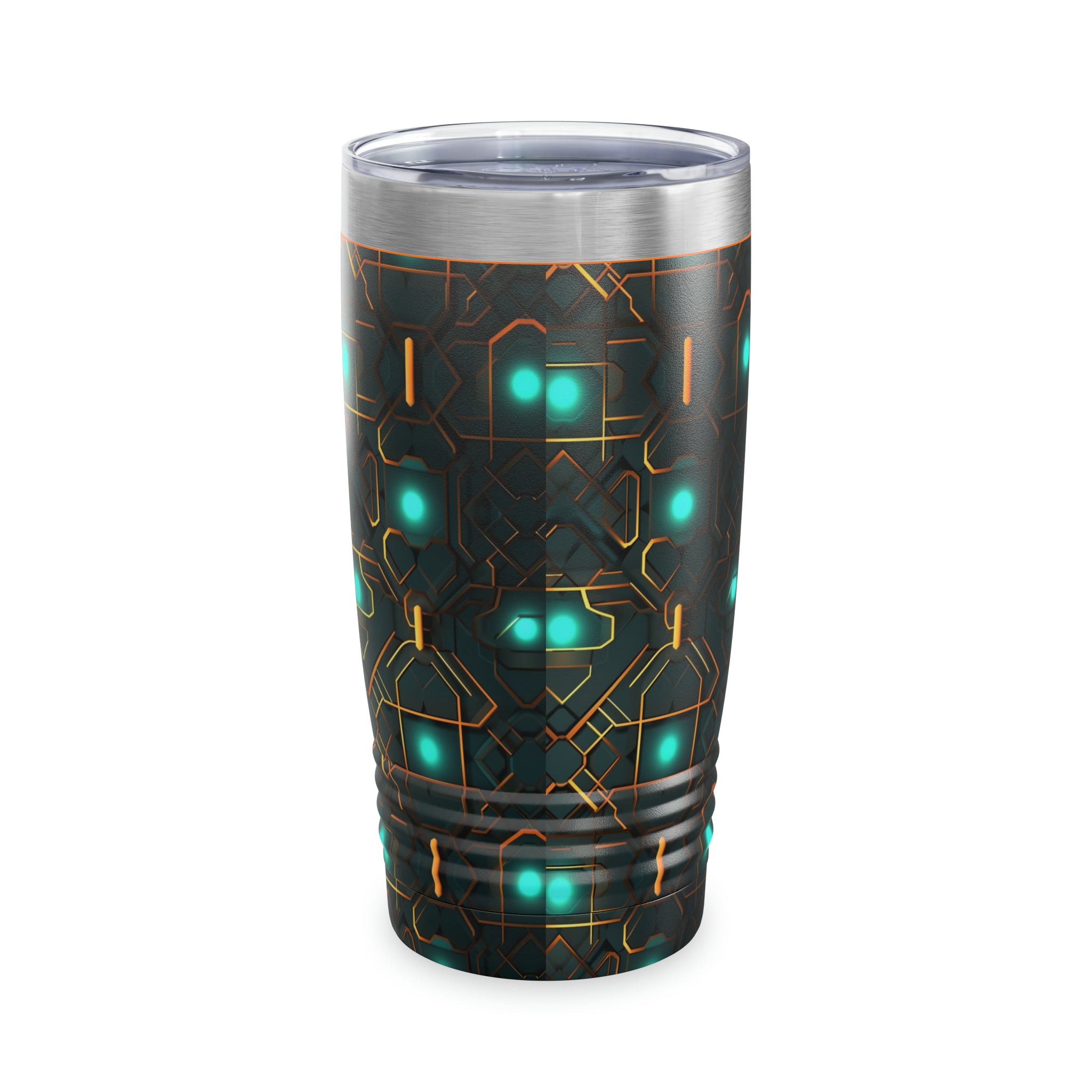 Ringneck Tumbler, 20oz (AOP) - Seamless Neon Designs 09
