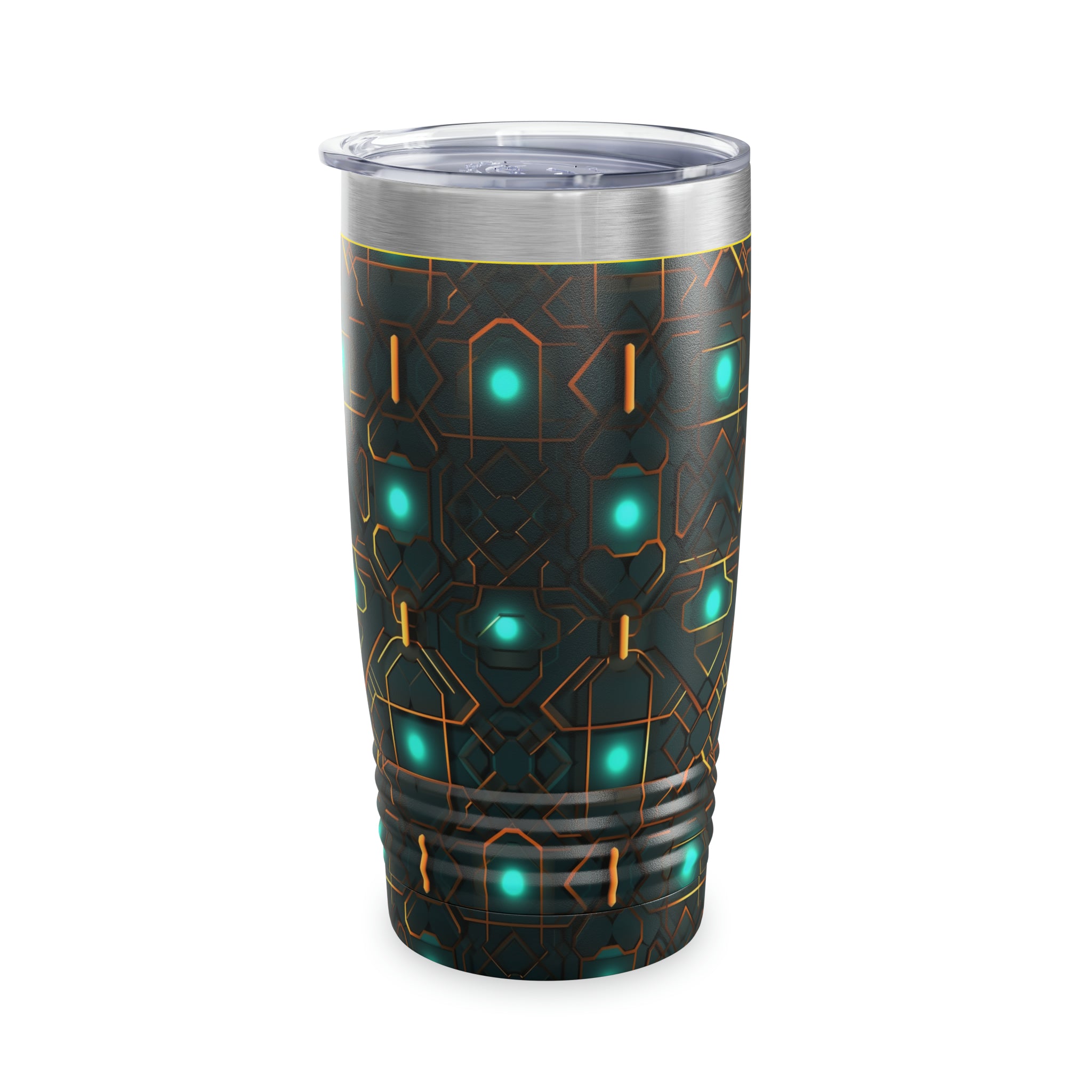 Ringneck Tumbler, 20oz (AOP) - Seamless Neon Designs 09
