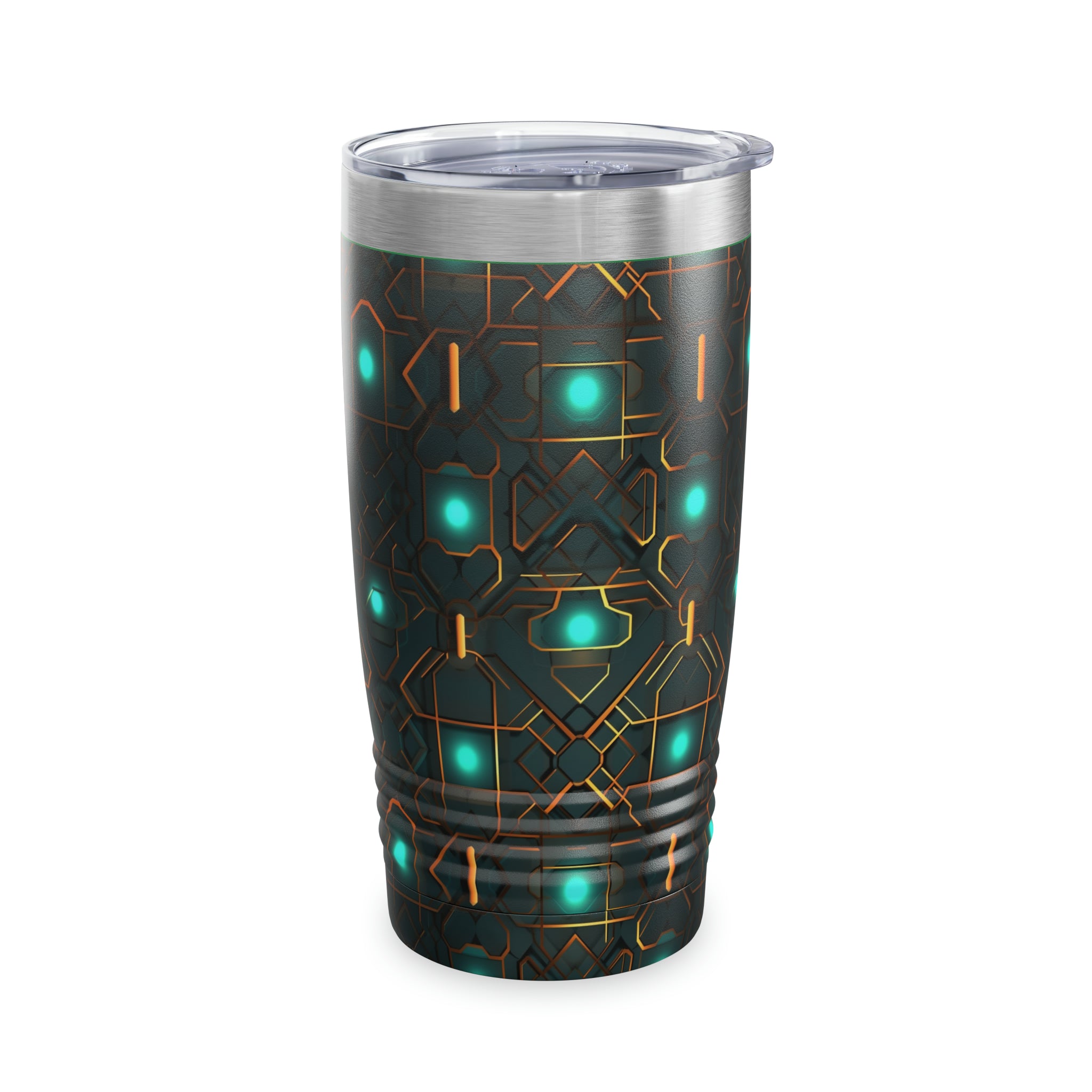 Ringneck Tumbler, 20oz (AOP) - Seamless Neon Designs 09