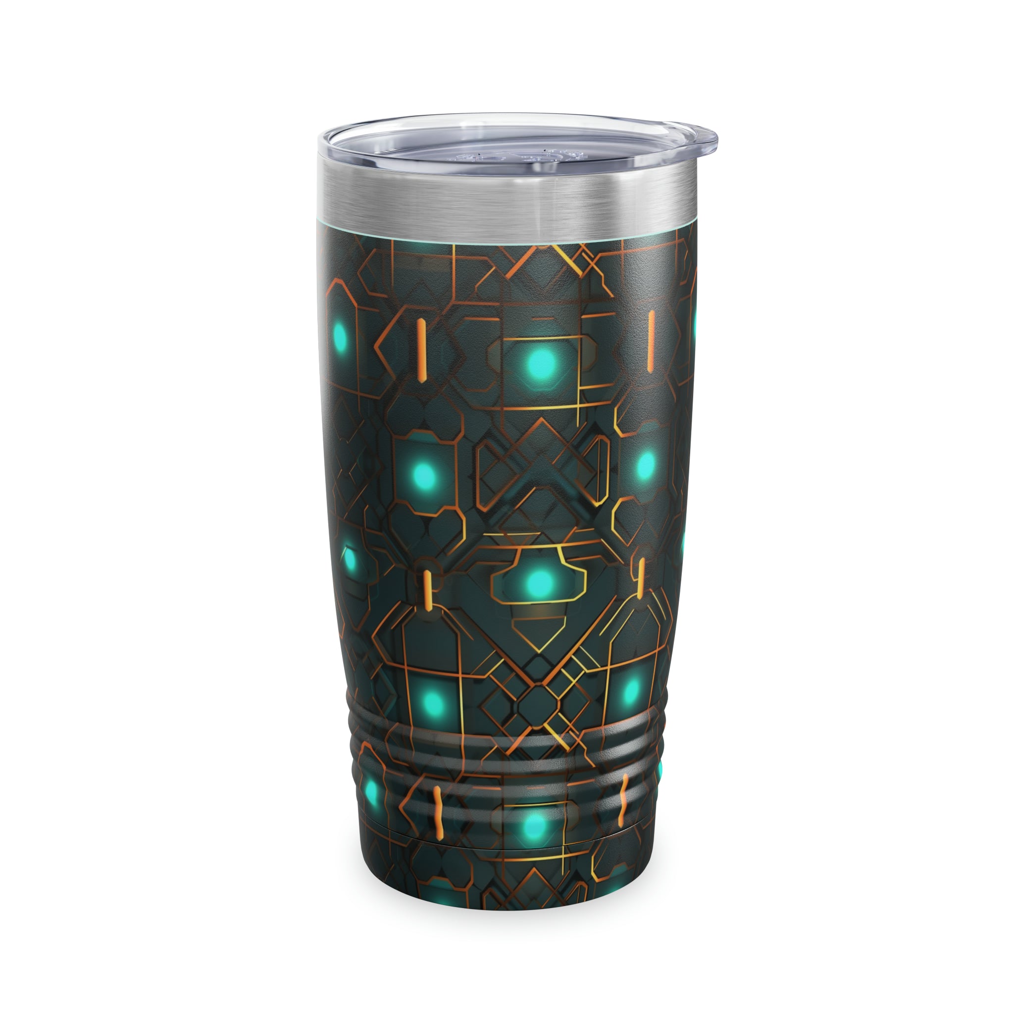 Ringneck Tumbler, 20oz (AOP) - Seamless Neon Designs 09