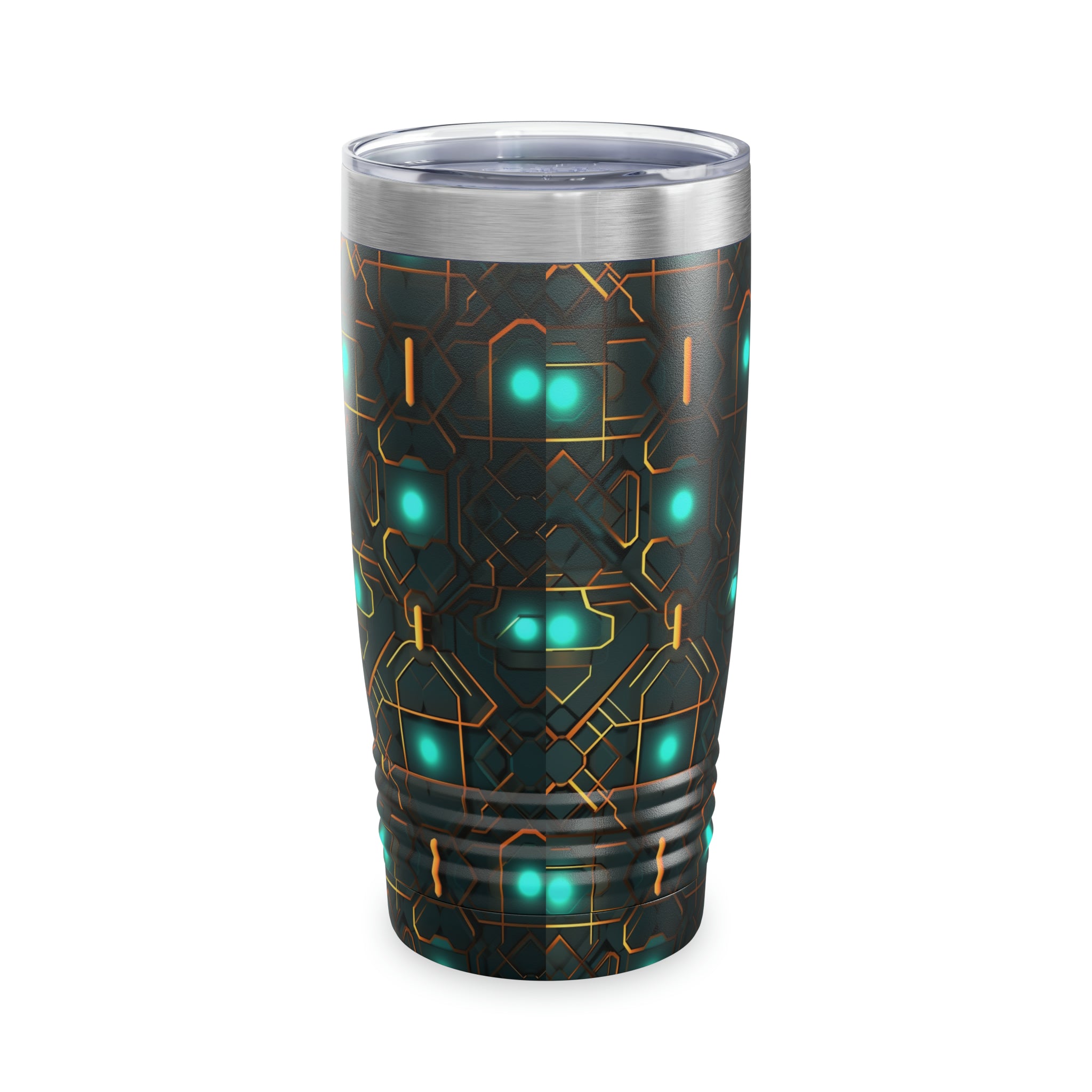 Ringneck Tumbler, 20oz (AOP) - Seamless Neon Designs 09