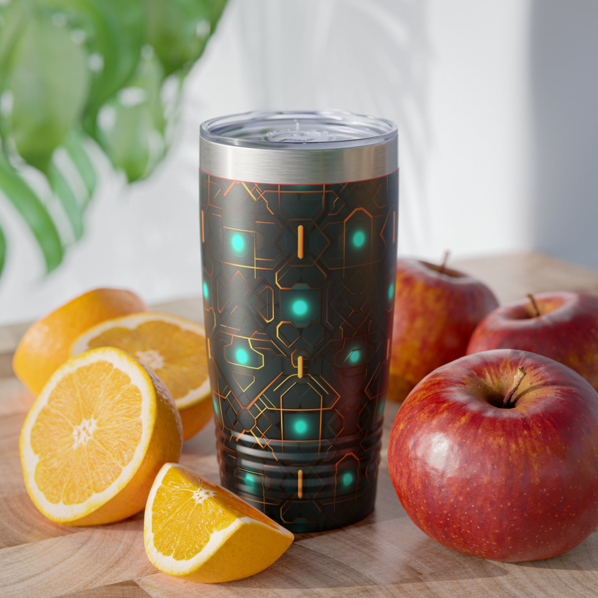 Ringneck Tumbler, 20oz (AOP) - Seamless Neon Designs 09