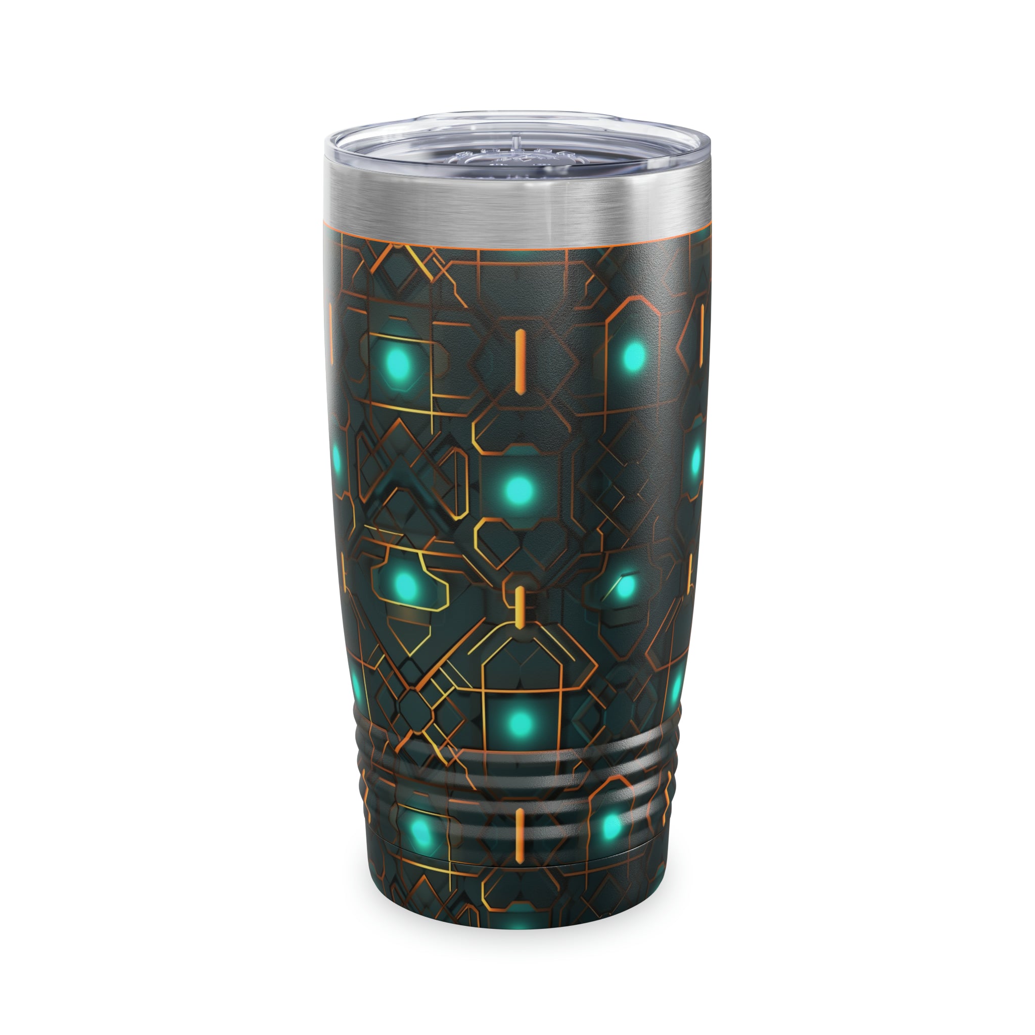 Ringneck Tumbler, 20oz (AOP) - Seamless Neon Designs 09