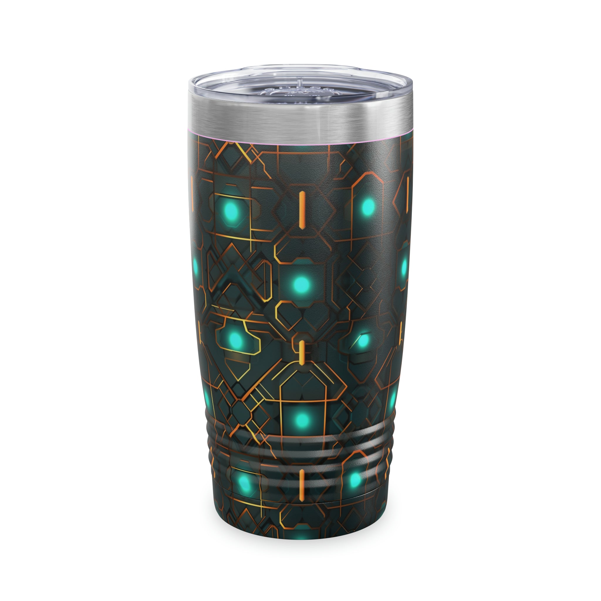 Ringneck Tumbler, 20oz (AOP) - Seamless Neon Designs 09