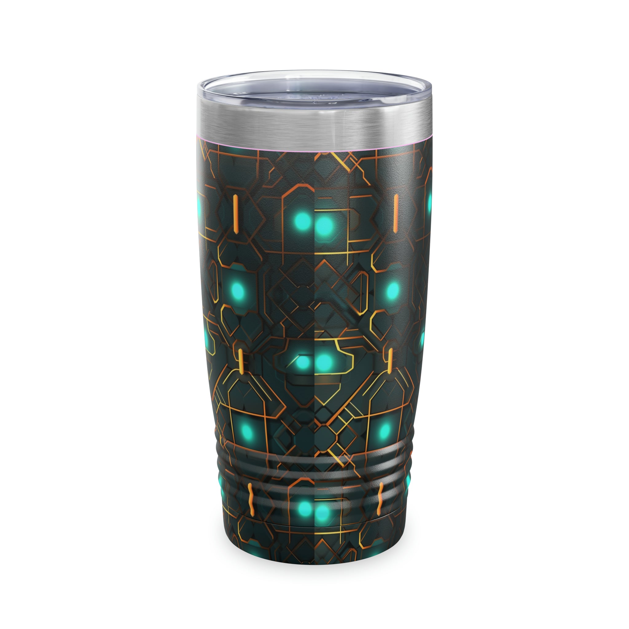 Ringneck Tumbler, 20oz (AOP) - Seamless Neon Designs 09
