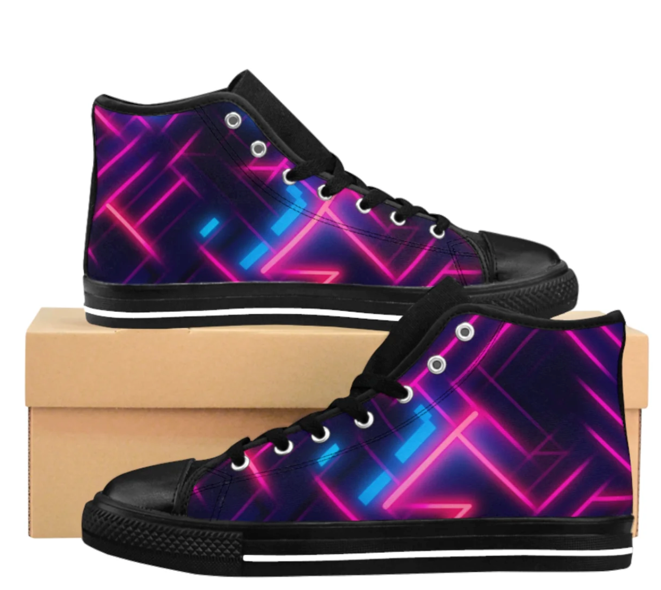 Men's Classic Sneakers (AOP)