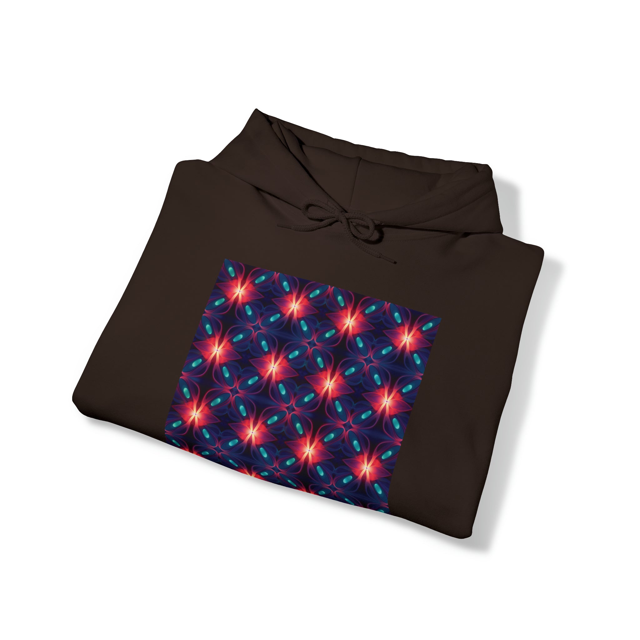 Unisex Heavy Blend™ Hooded Sweatshirt - Abstract Neon Designs 04