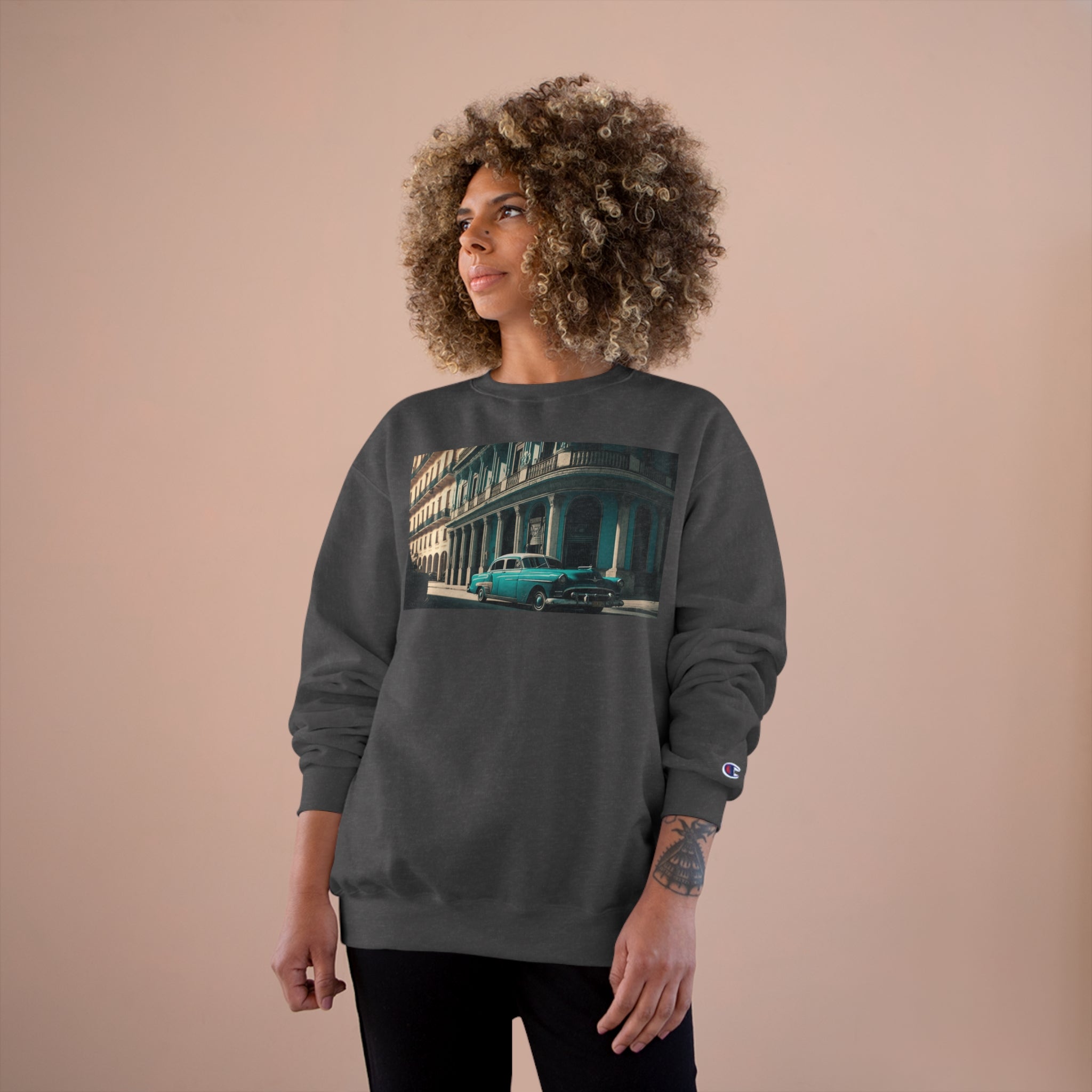 Champion Sweatshirt - Duotone Cities, Havana
