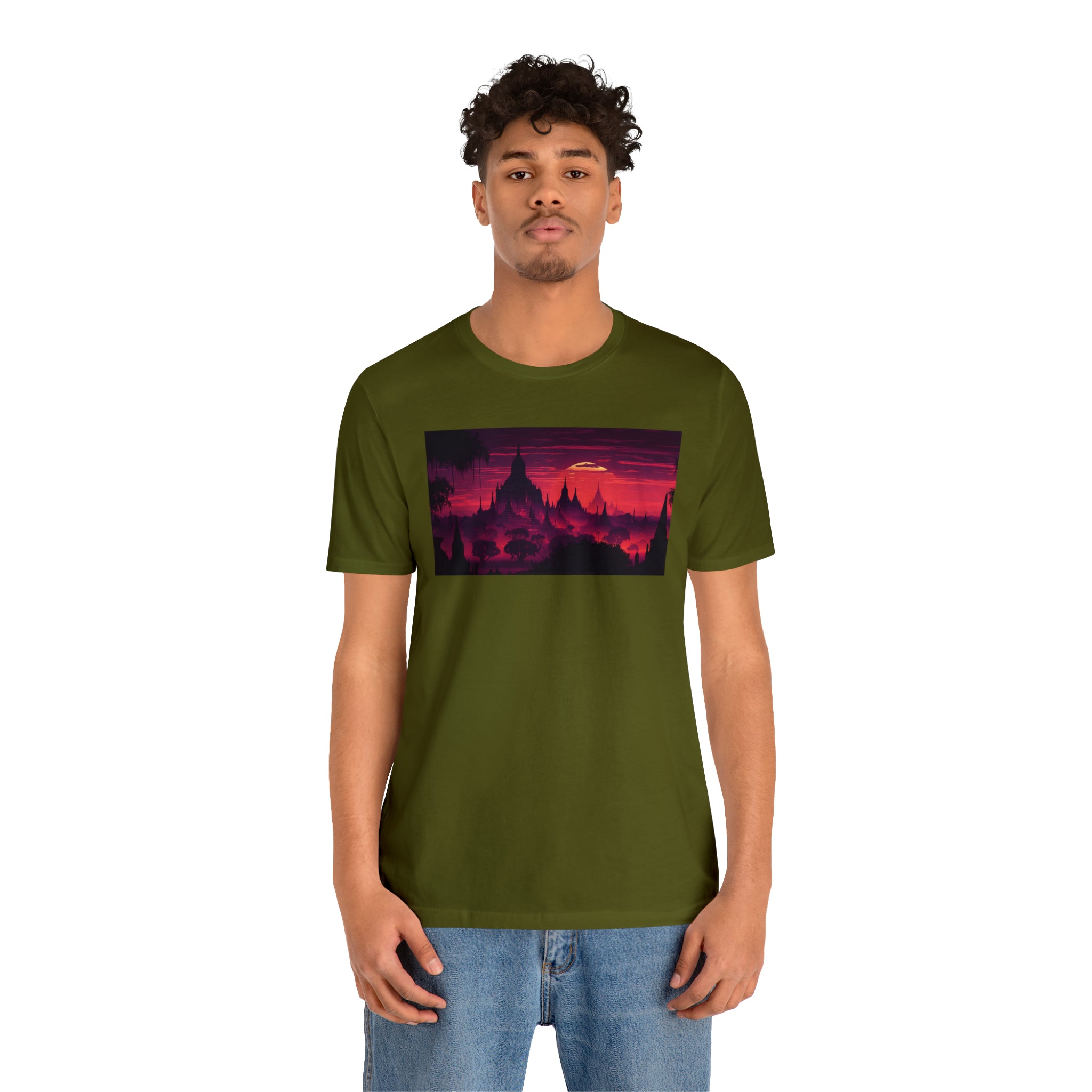 Unisex Jersey Short Sleeve Tee - Bagan, Myanmar