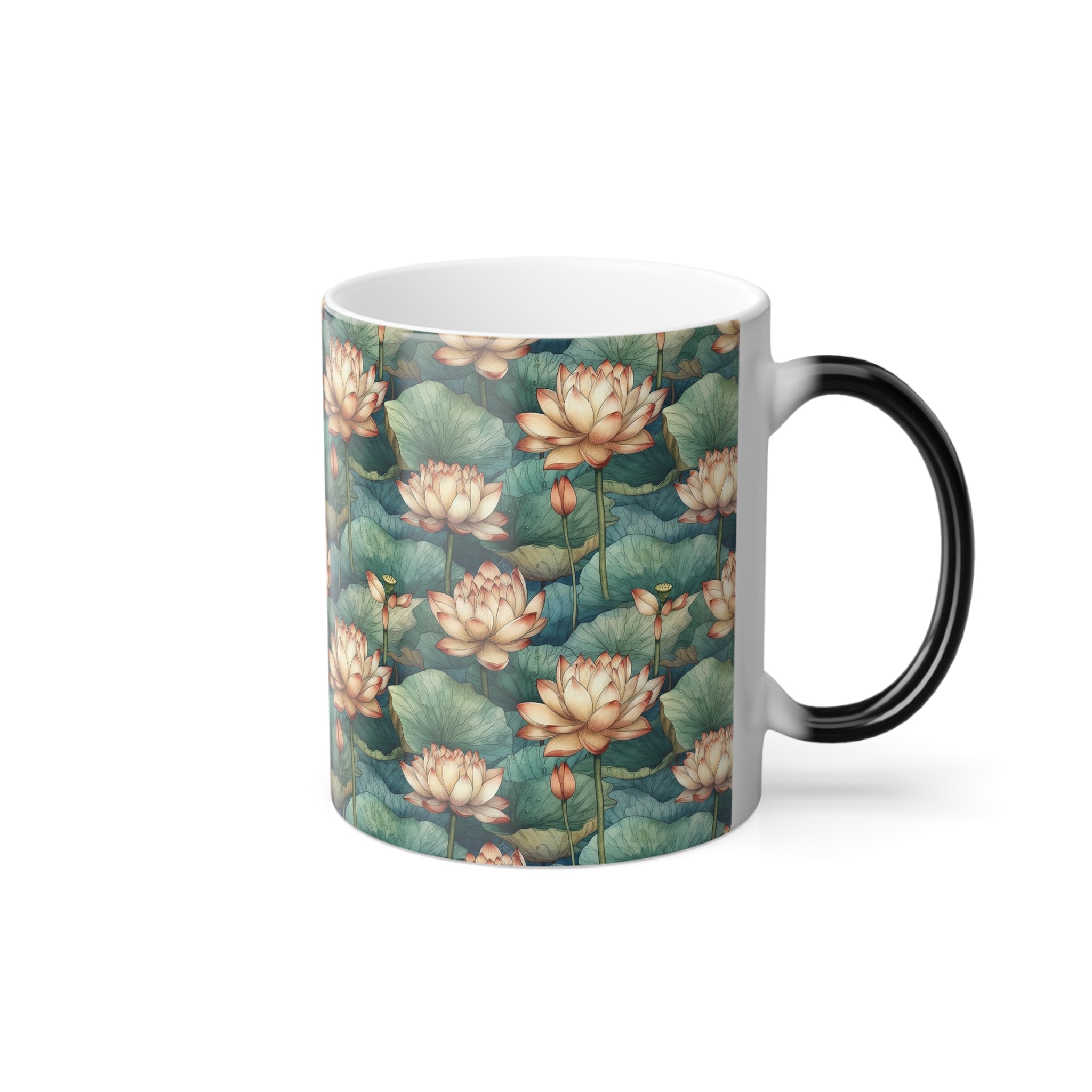 Color-Changing Mug, 11oz — Abstract Lotus Designs