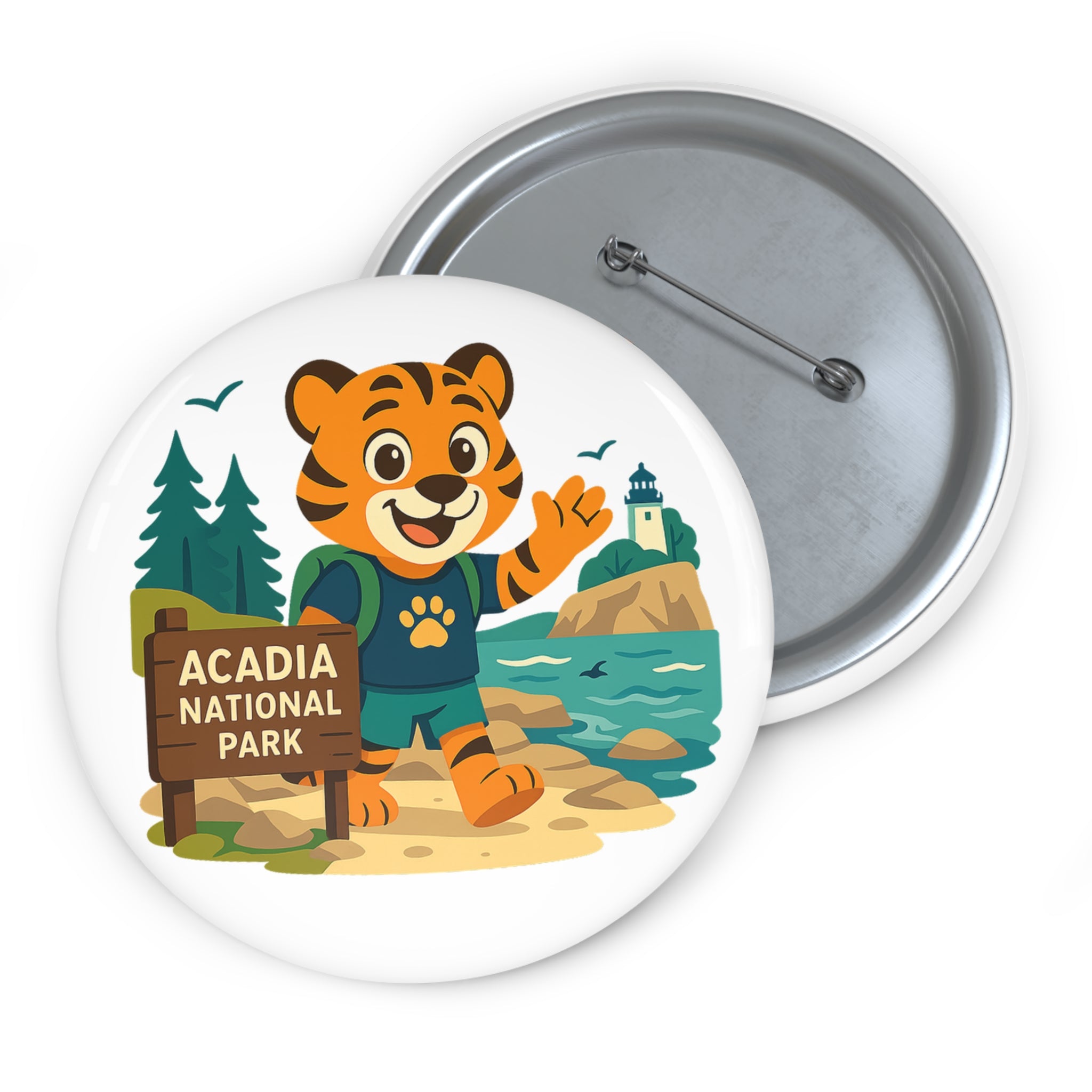 Roary Pin Buttons - Acadia NP