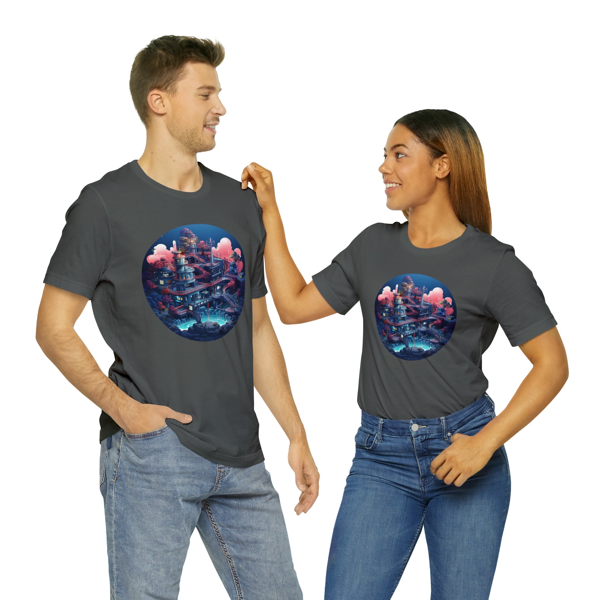 Unisex Jersey Short Sleeve Tee - Isometric Designs 03