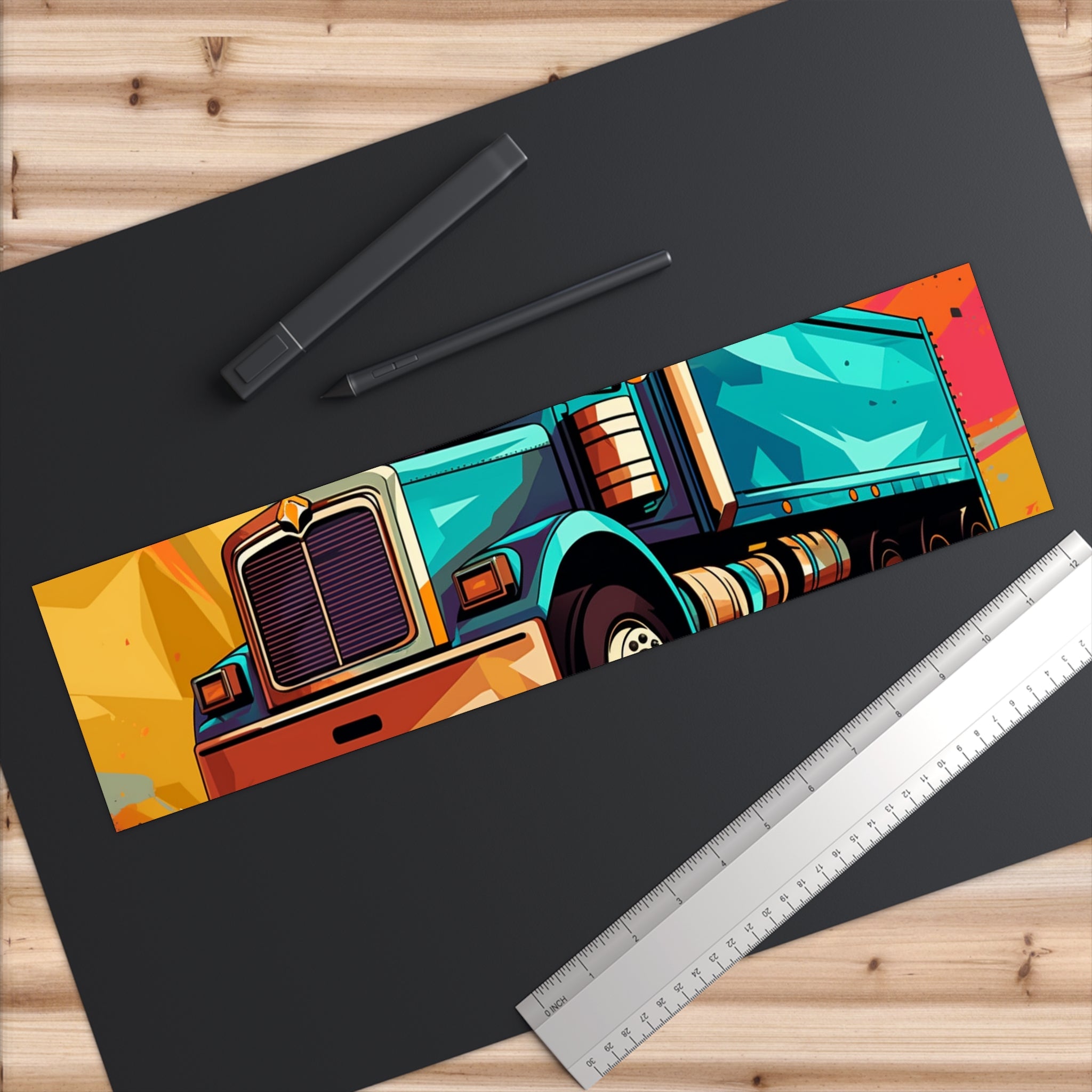Bumper Stickers - Pop Art Designs, Big Rig Truck