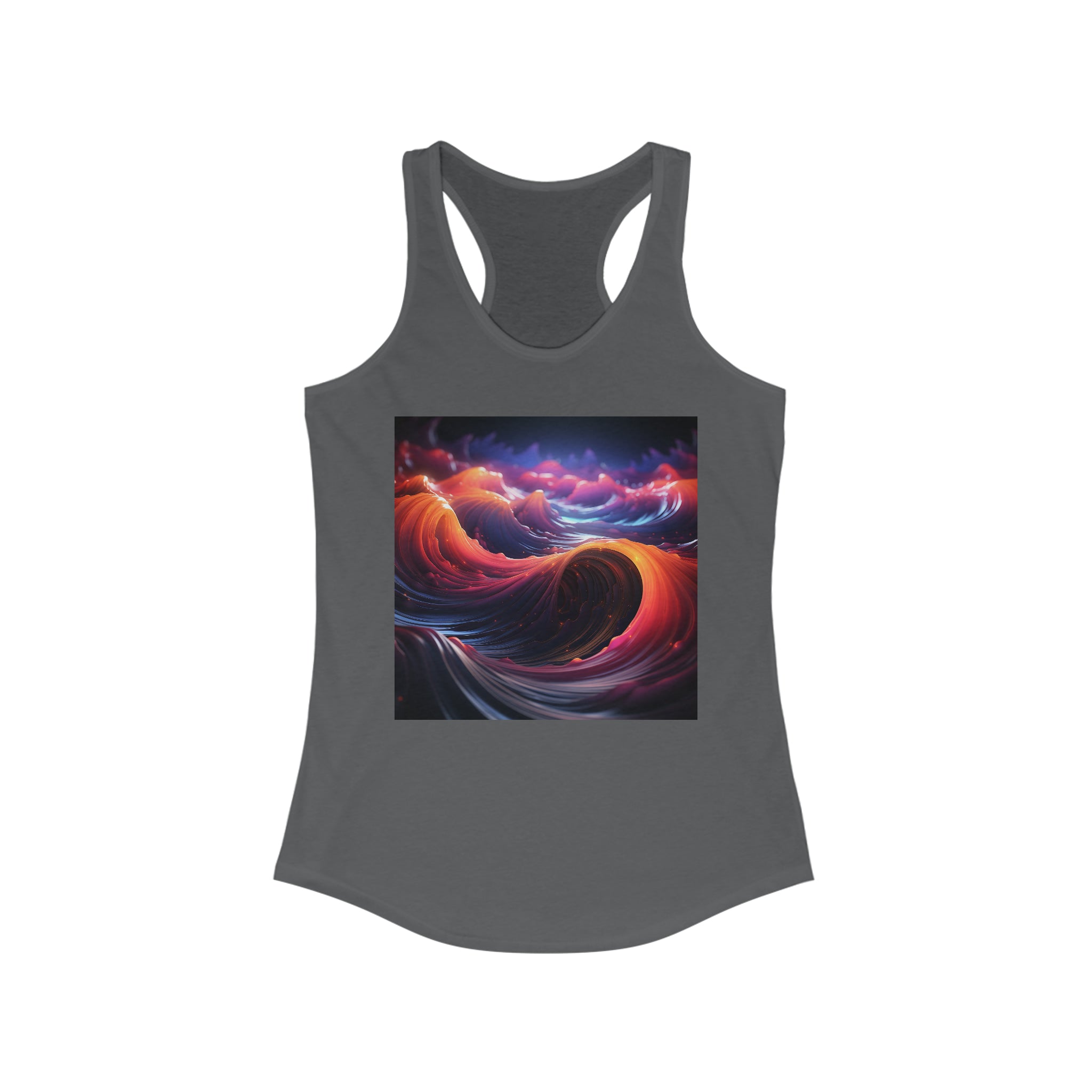 Women's Ideal Racerback Tank - Vector Art Design 40